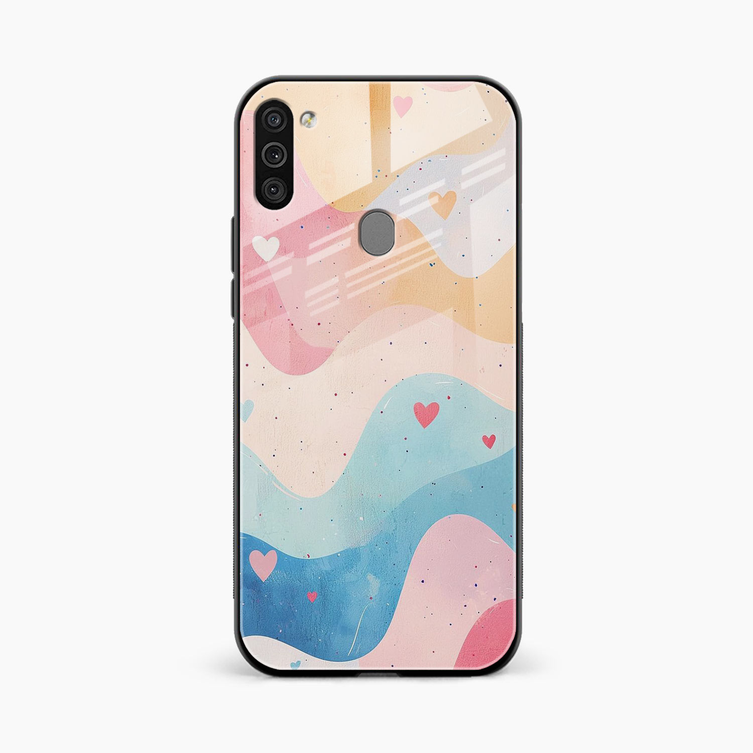 Love Waves Samsung M11 Back Cover