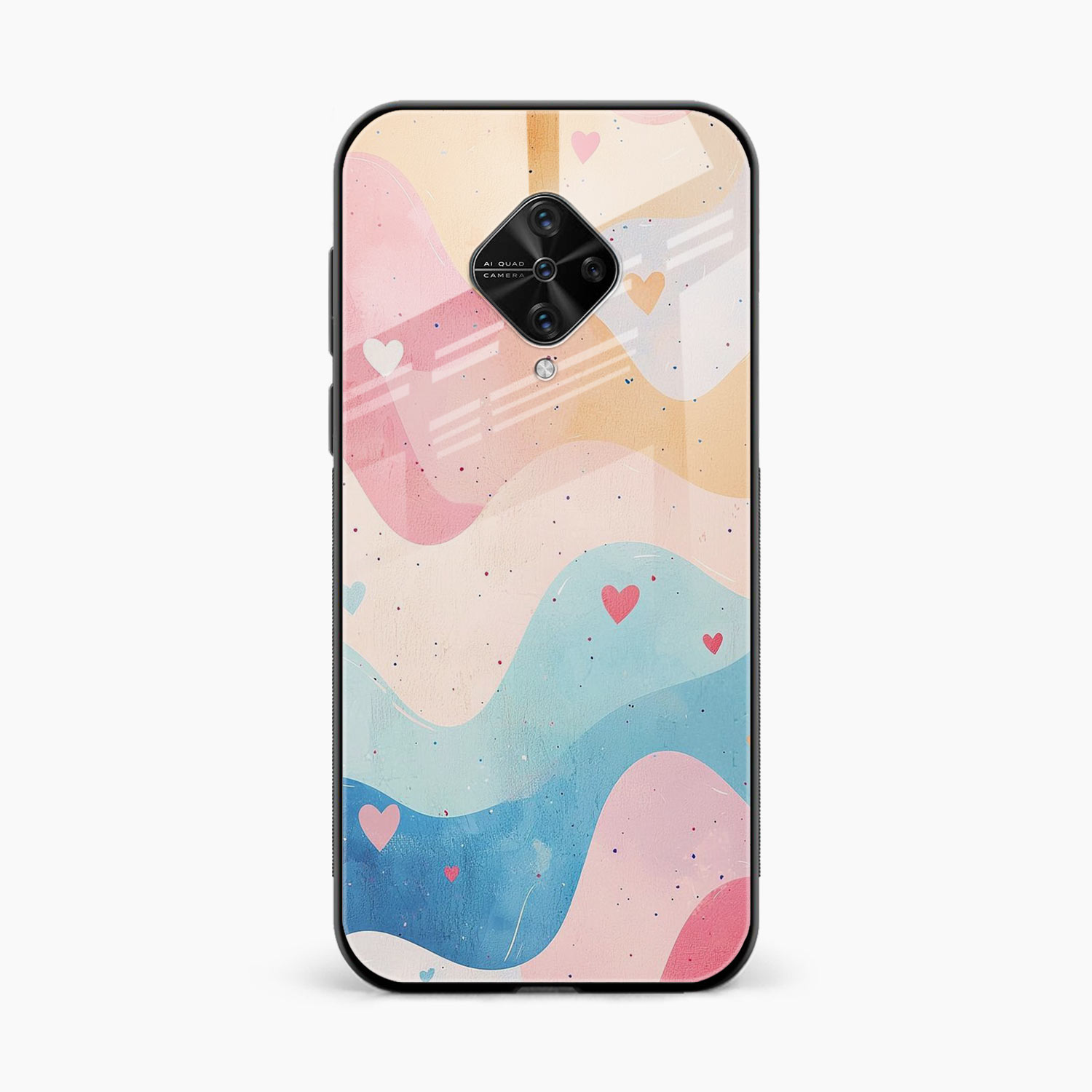 Love Waves Vivo S1 Pro Back Cover
