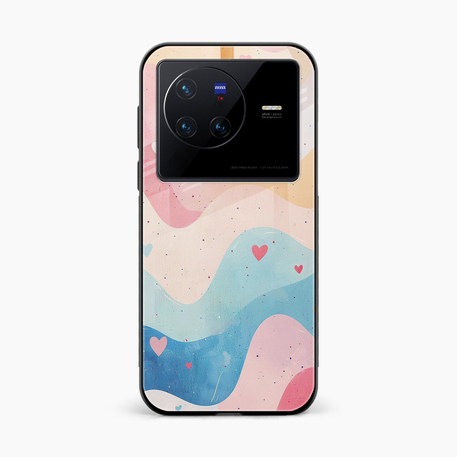 Love Waves Vivo X80 Back Cover