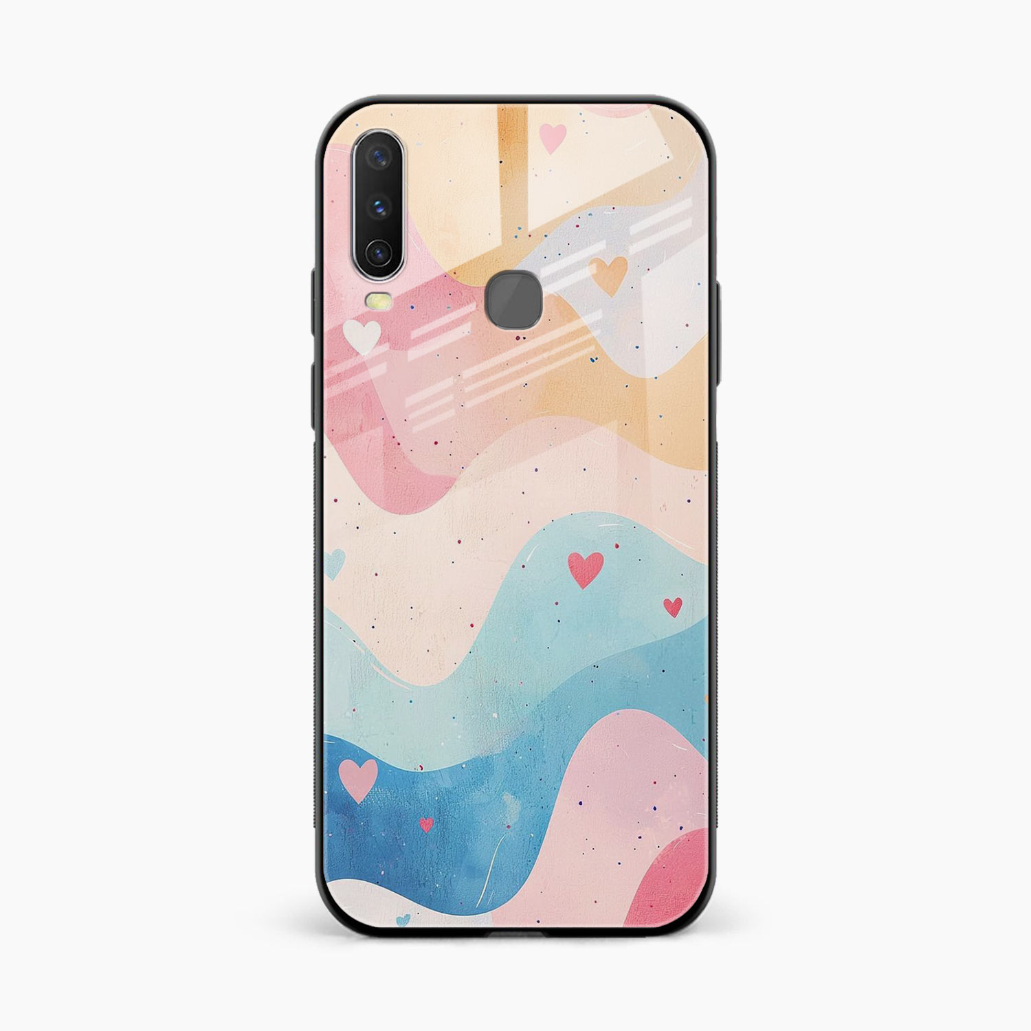 Love Waves Vivo Y12 Back Cover