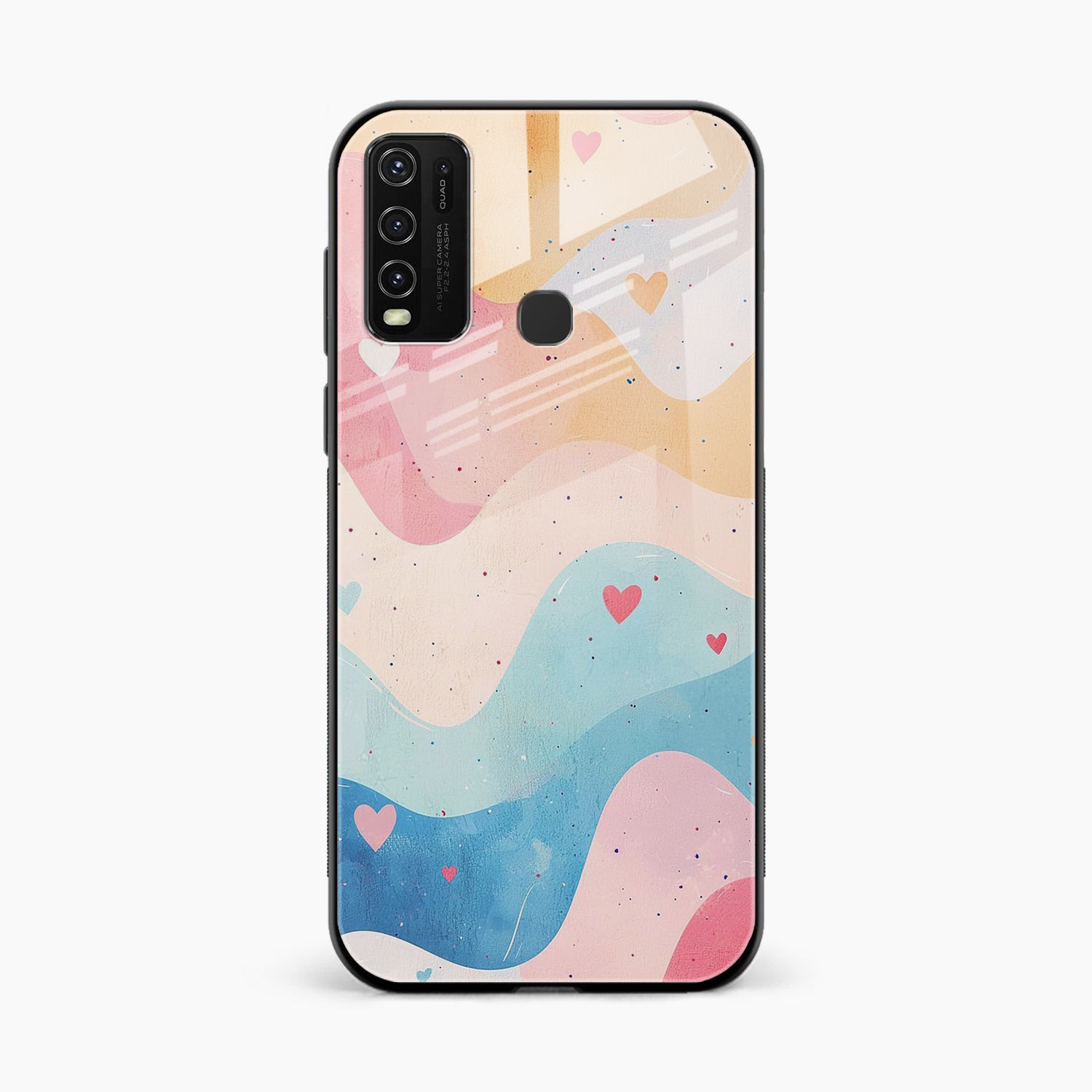 Love Waves Vivo Y30 Back Cover