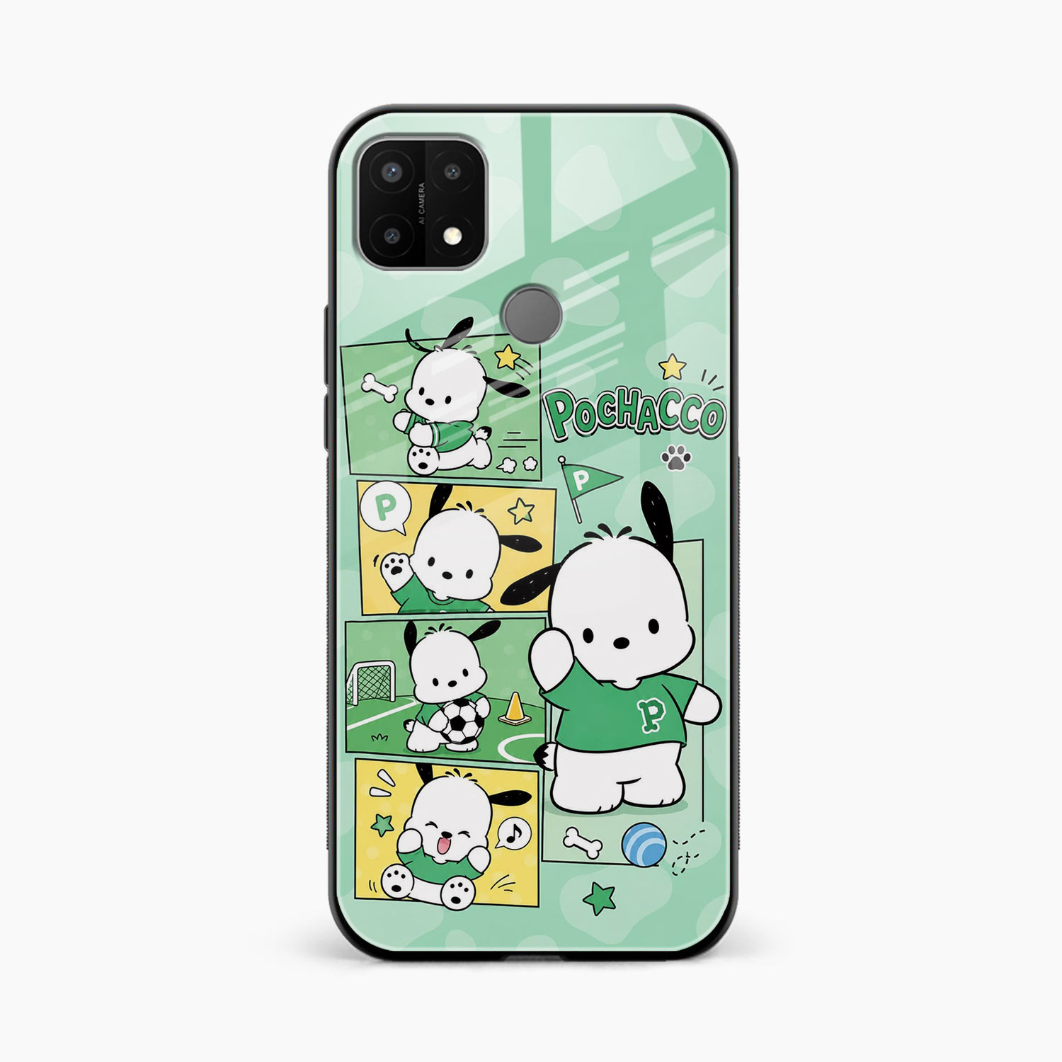 Pochacco Oppo A15s Back Cover