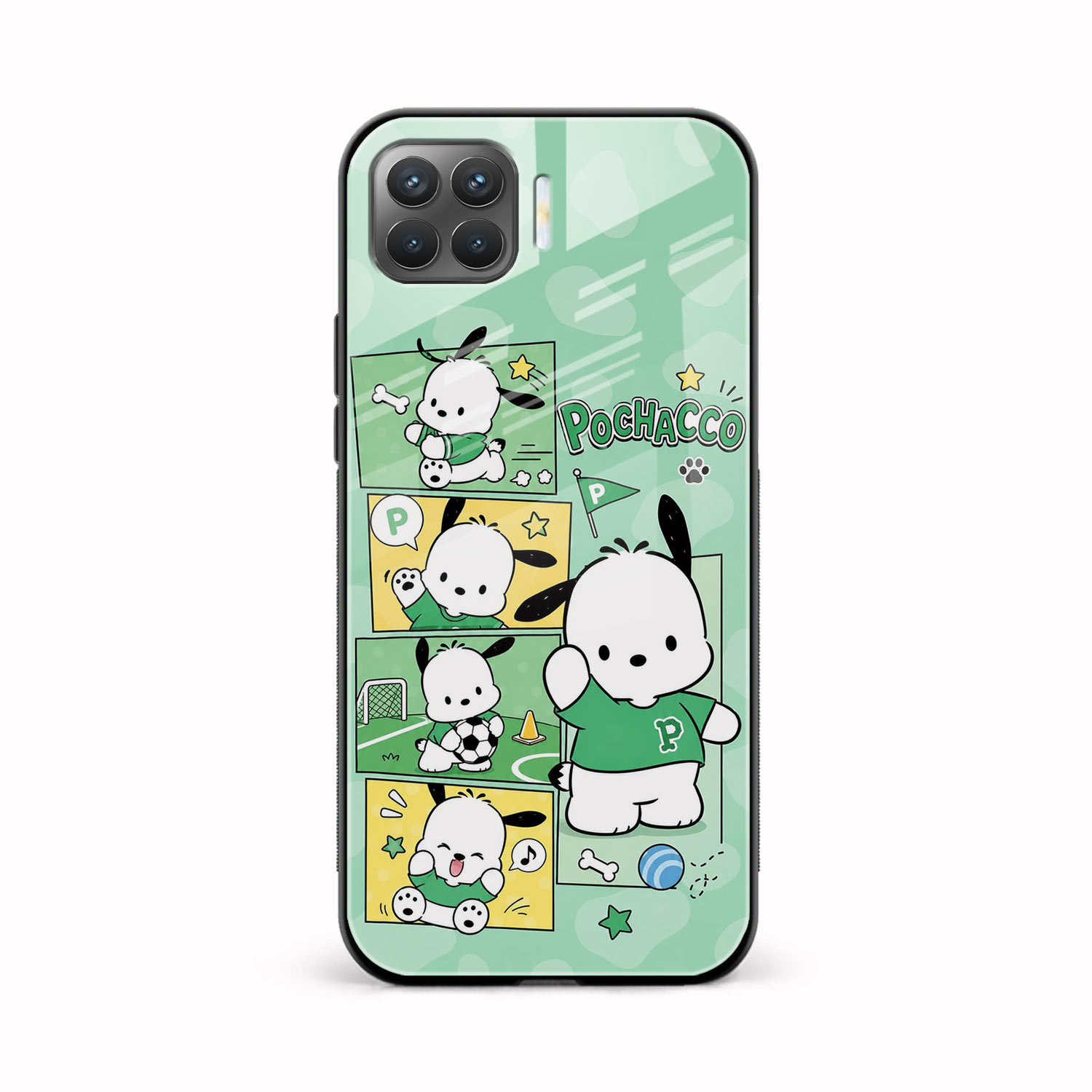 Pochacco Oppo F17 Pro Back Cover