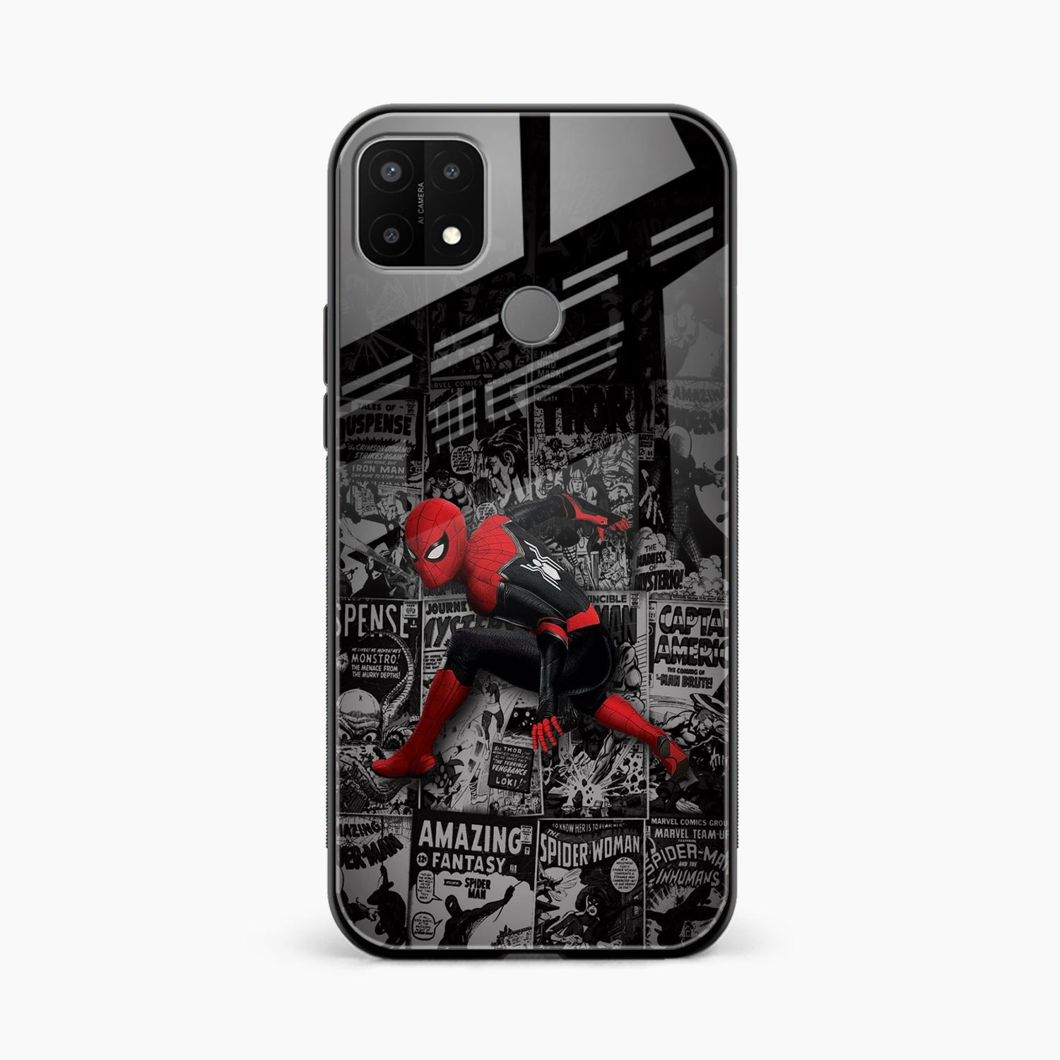 Spider Marvel Oppo A15s Back Cover
