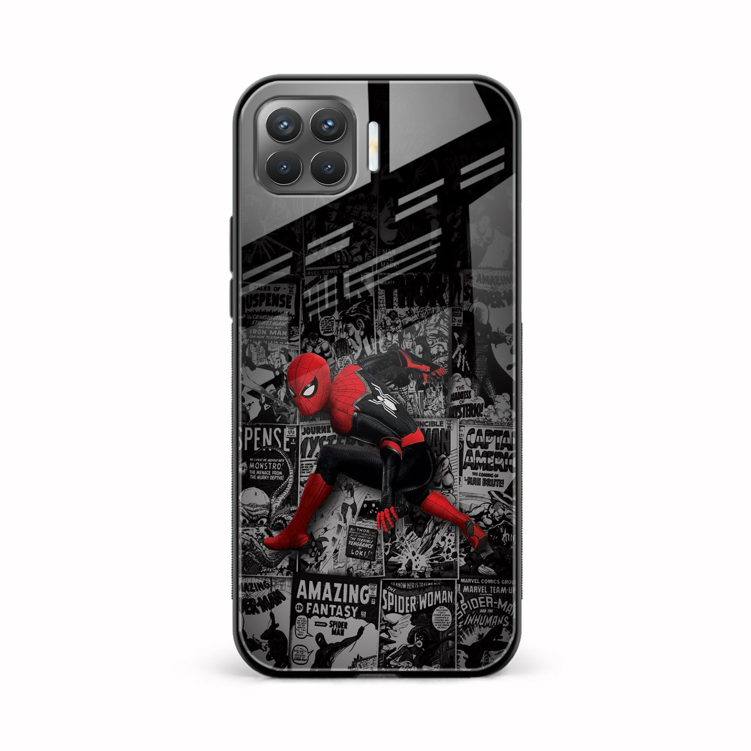Spider Marvel Oppo F17 Pro Back Cover