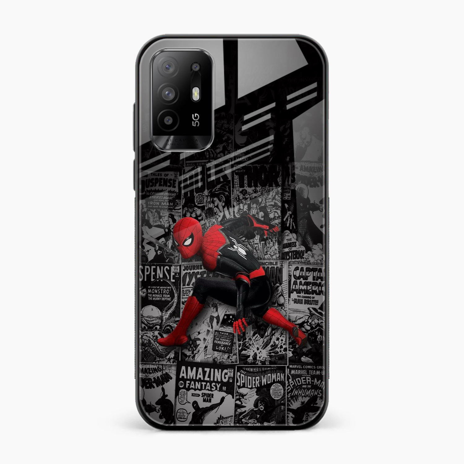 Spider Marvel Oppo F19 Pro Plus Back Cover