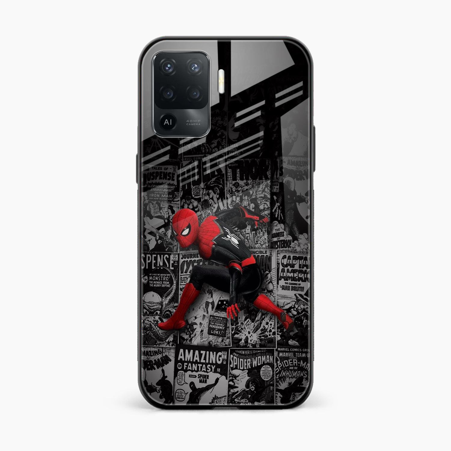 Spider Marvel Oppo F19 Pro Back Cover