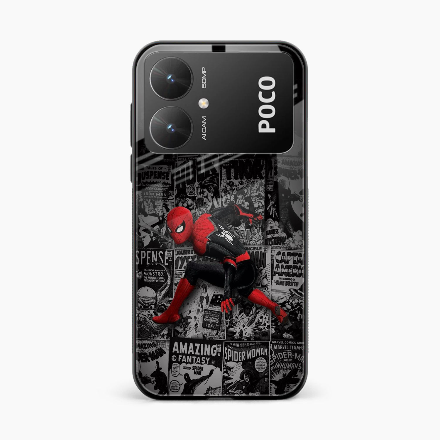 Spider Marvel Poco M6 5G Back Cover