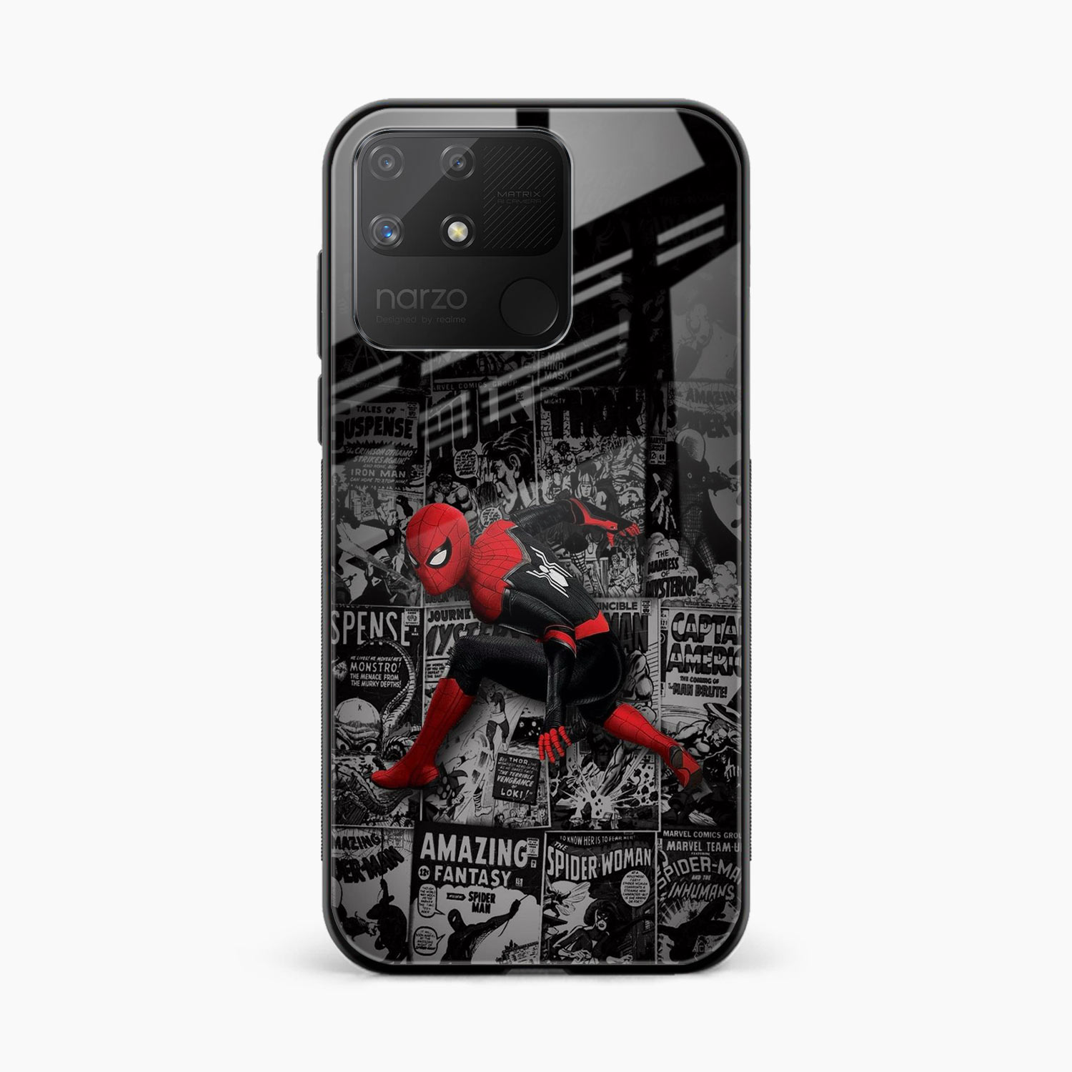 Spider Marvel Realme Narzo 50a Back Cover