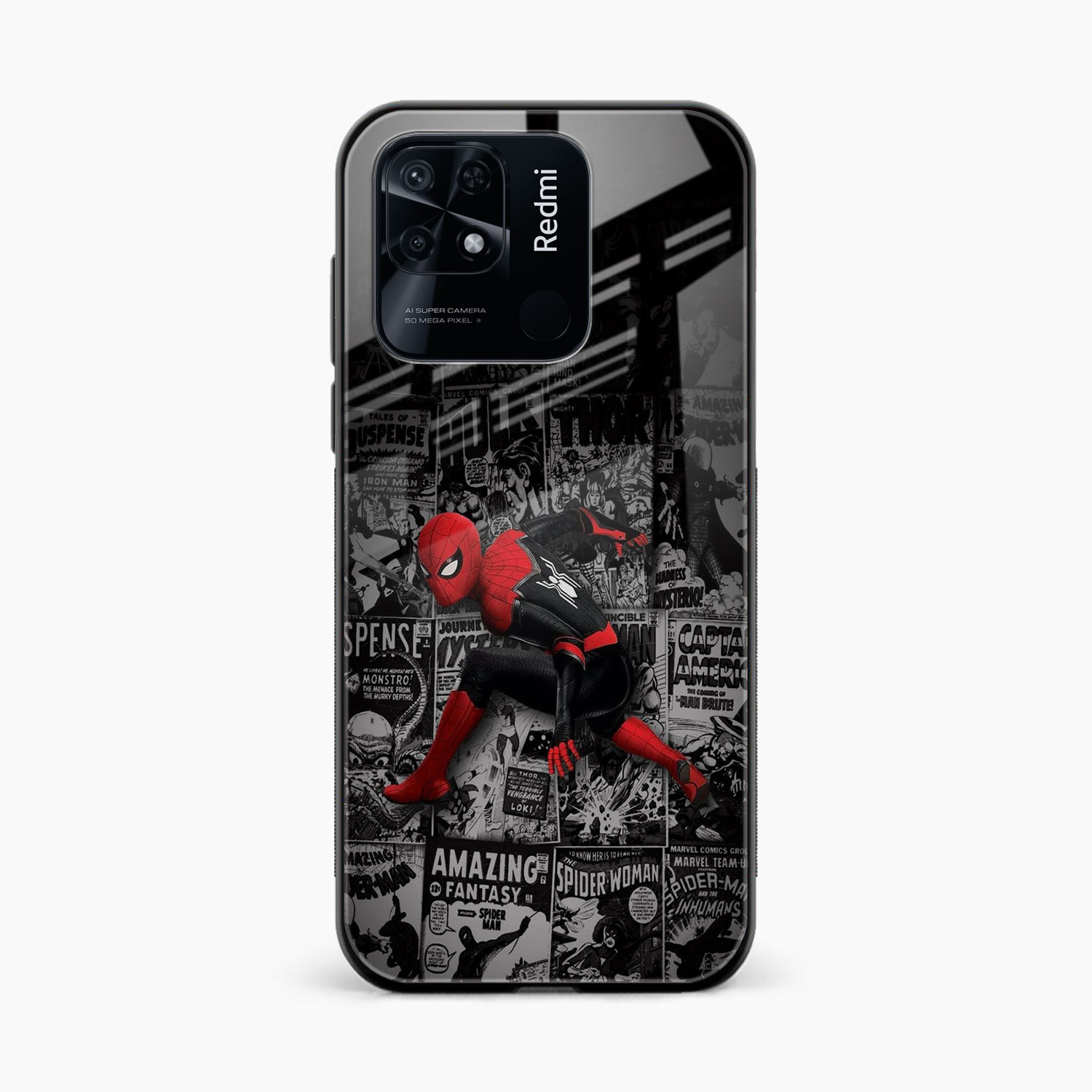 Spider Marvel Redmi 10 Power Back Cover