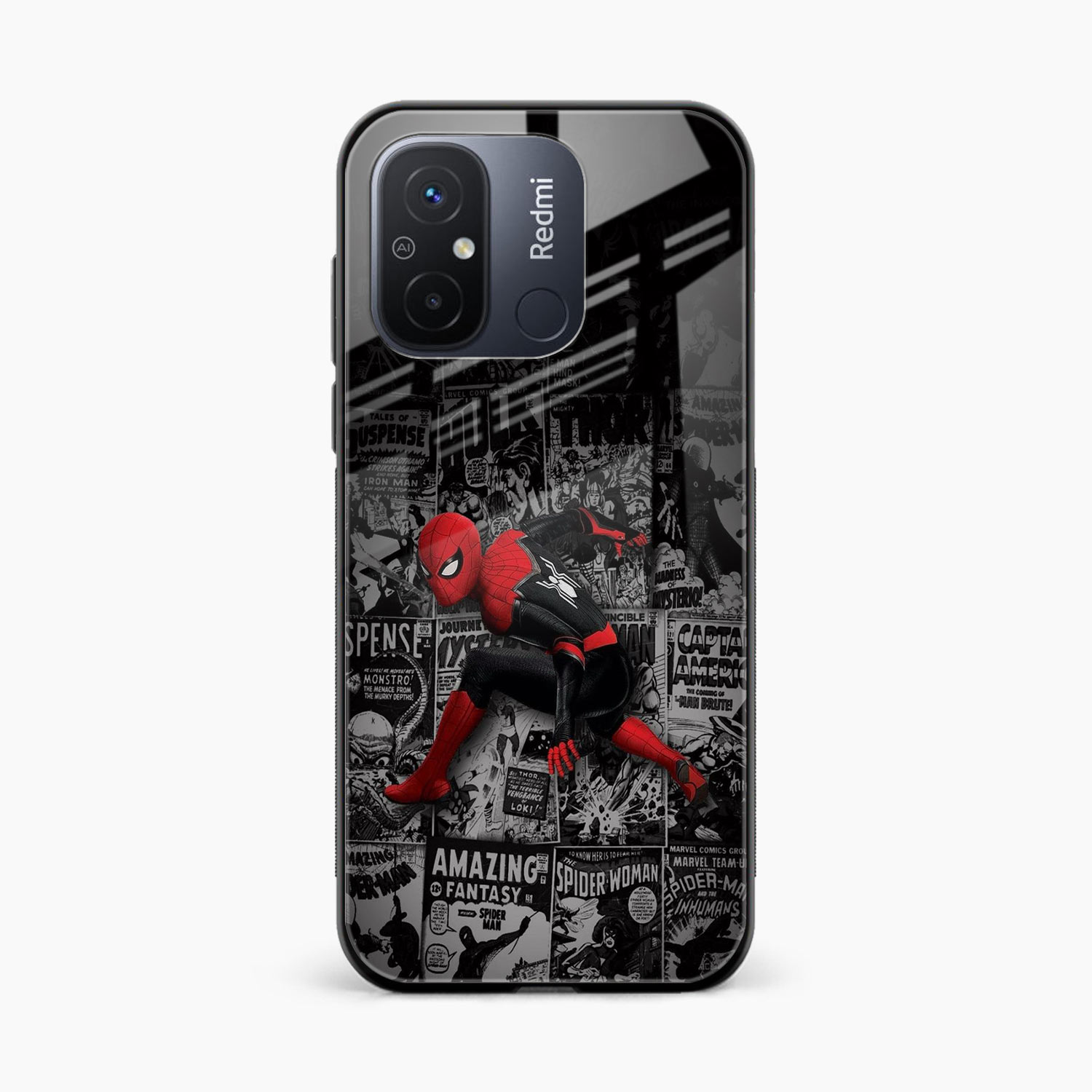 Spider Marvel Redmi 12c Back Cover