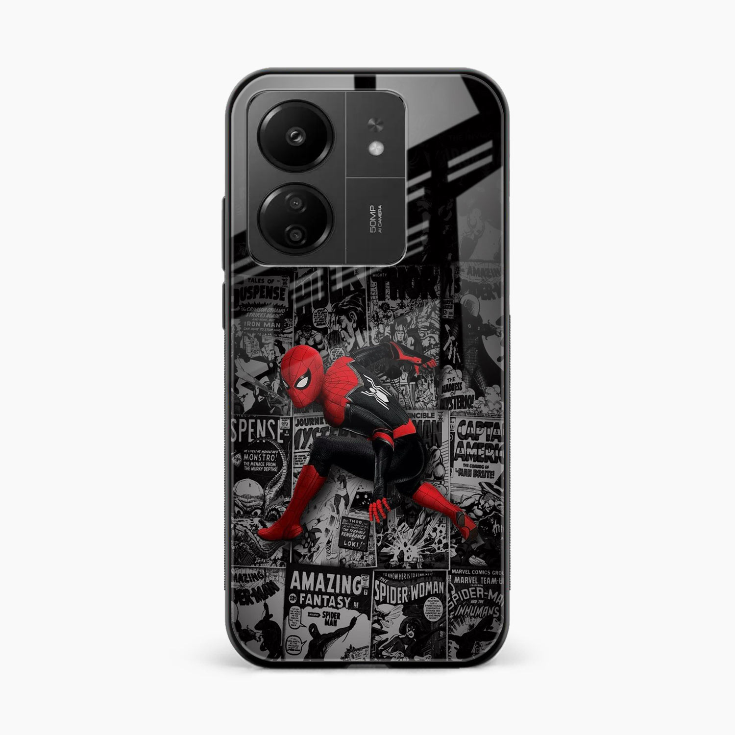 Spider Marvel Redmi 13c Back Cover