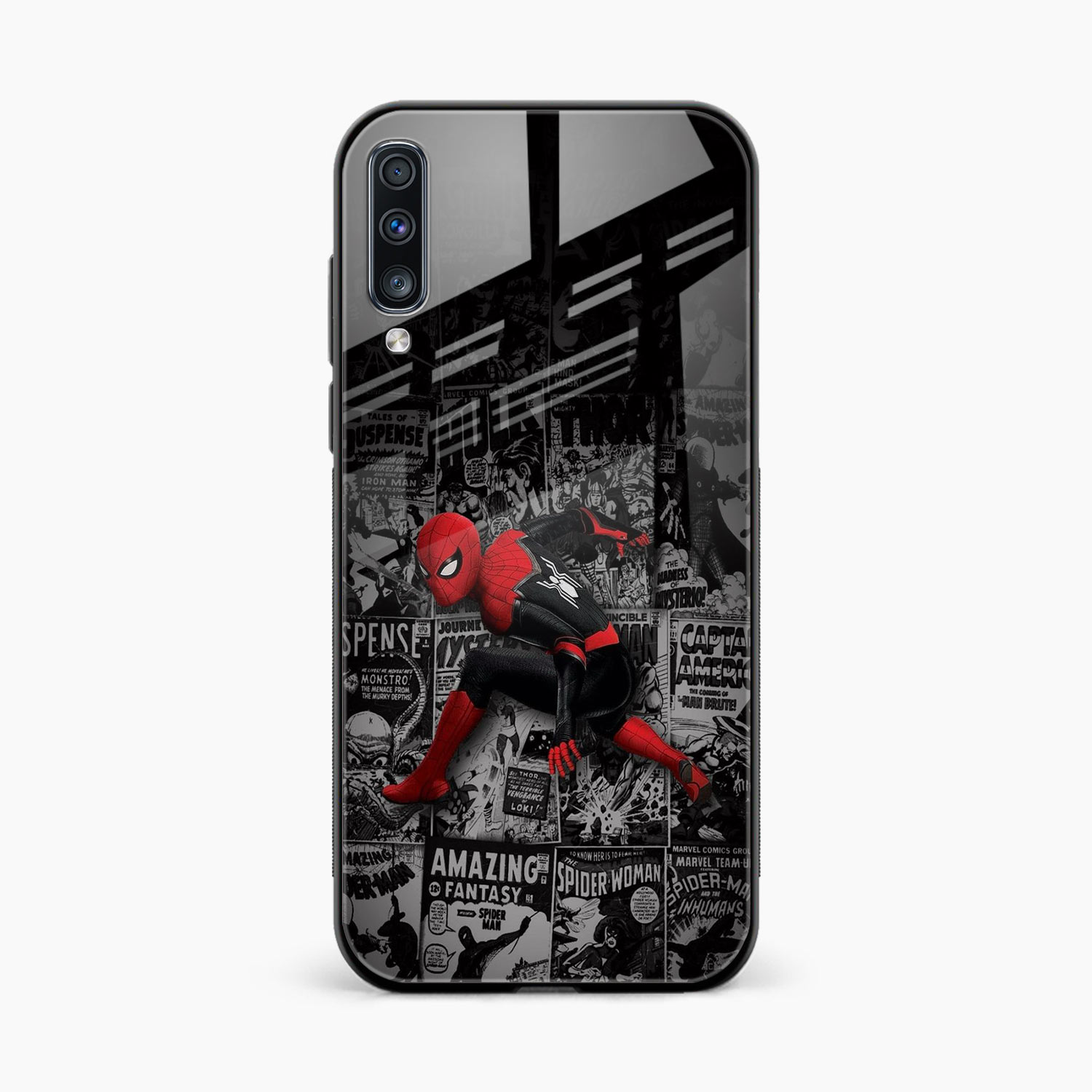 Spider Marvel Samsung A70s Back Cover