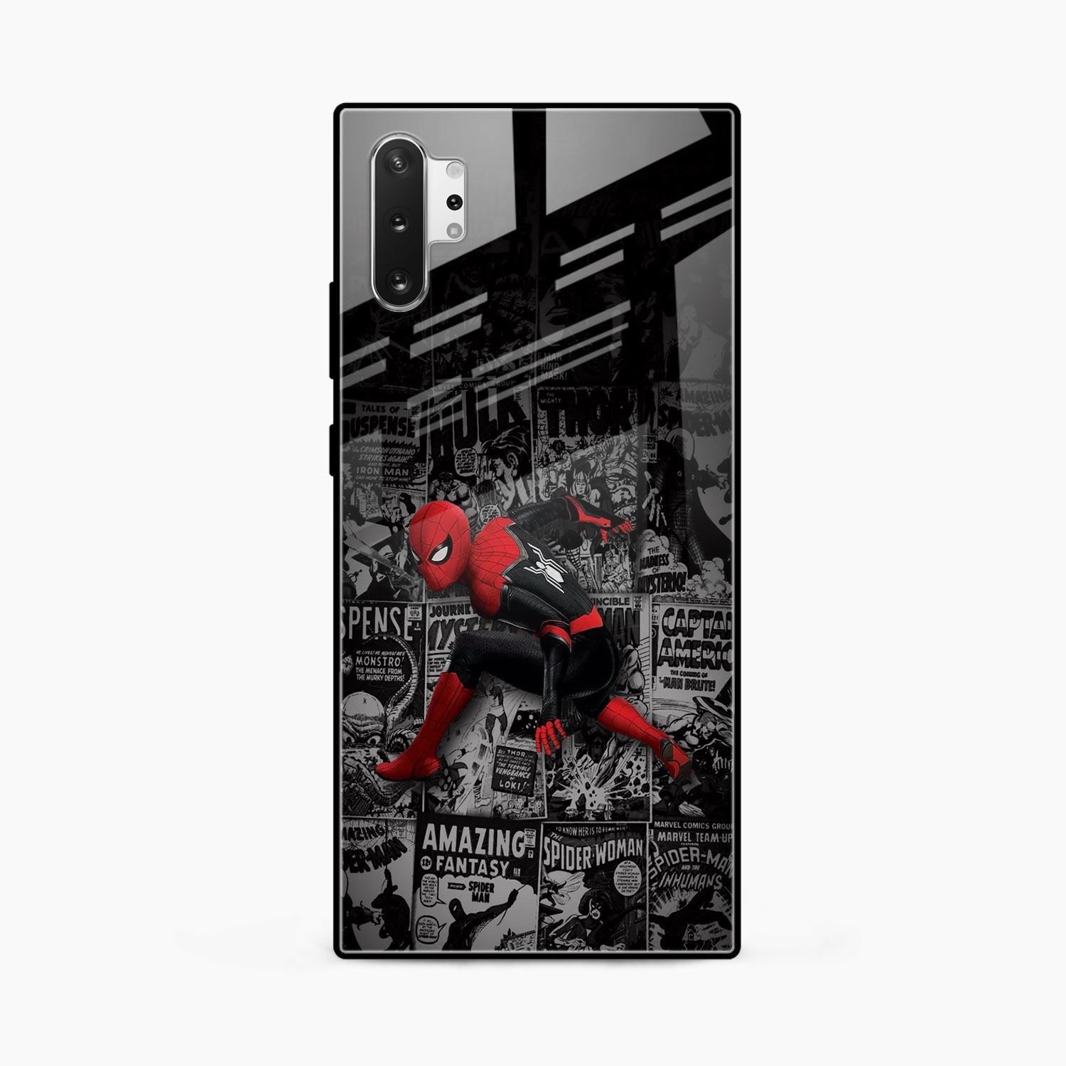 Spider Marvel Samsung Note 10 Plus Back Cover