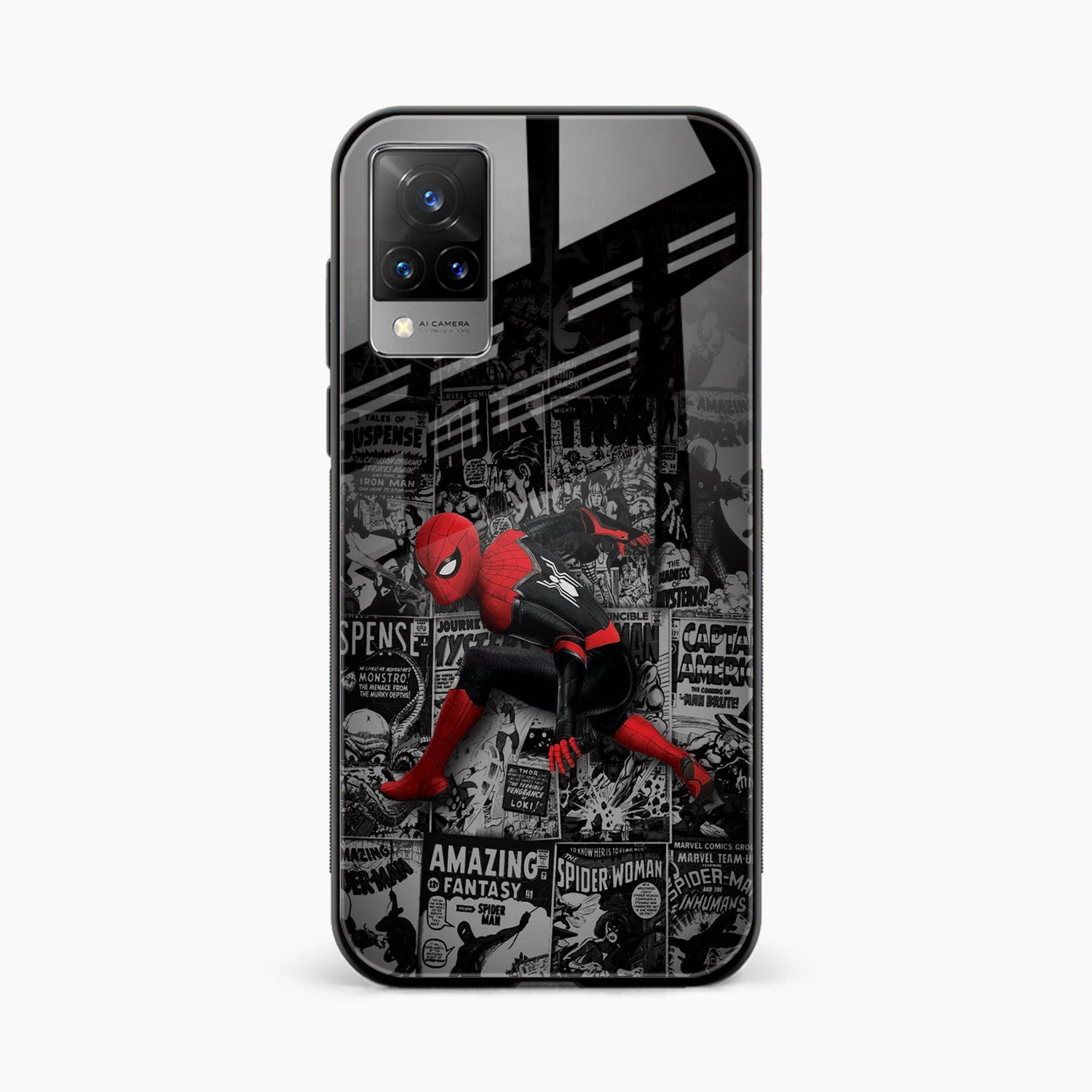 Spider Marvel Vivo V21 Back Cover