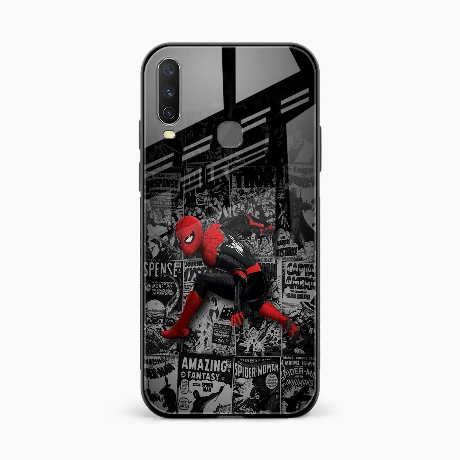 Spider Marvel Vivo Y12 Back Cover