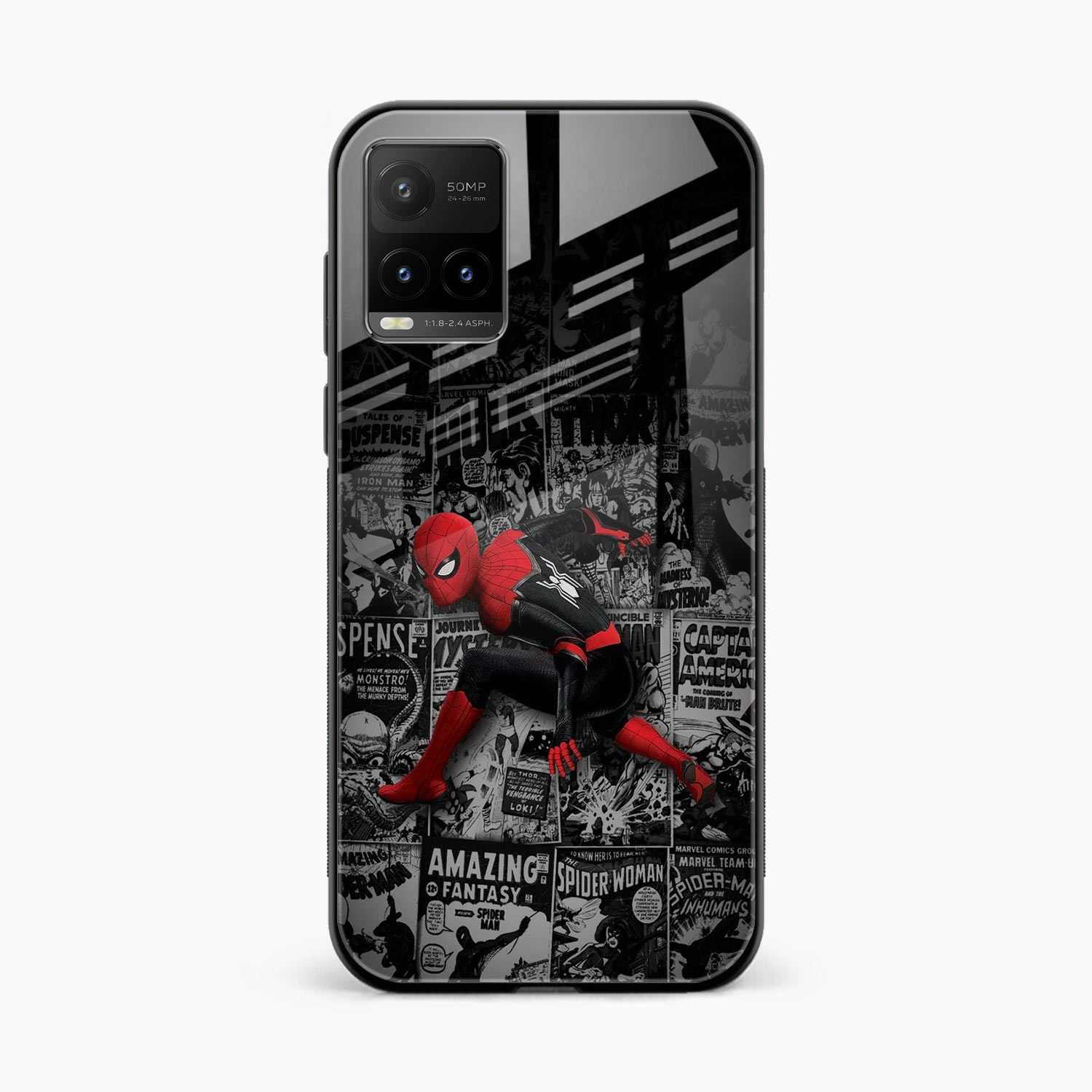 Spider Marvel Vivo Y21 Back Cover