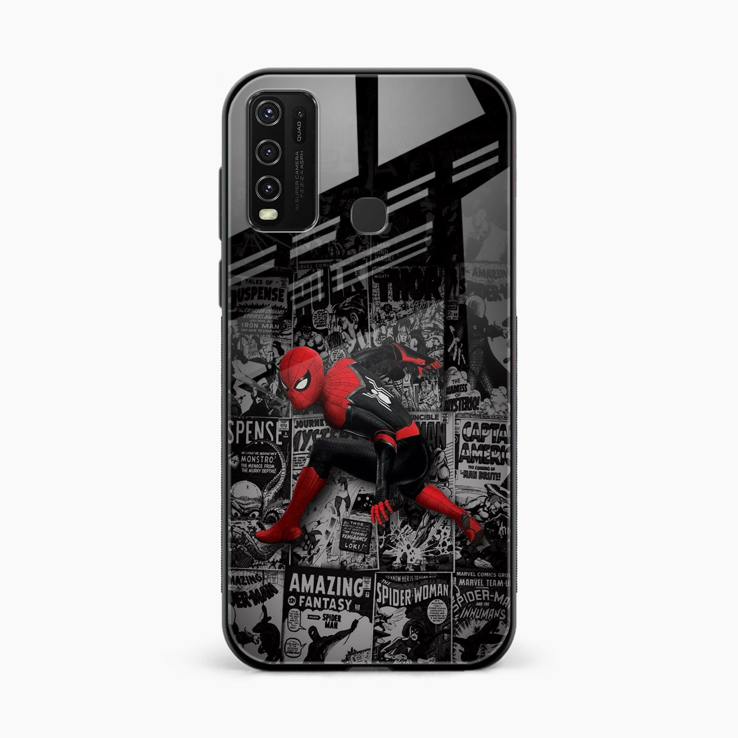 Spider Marvel Vivo Y30 Back Cover