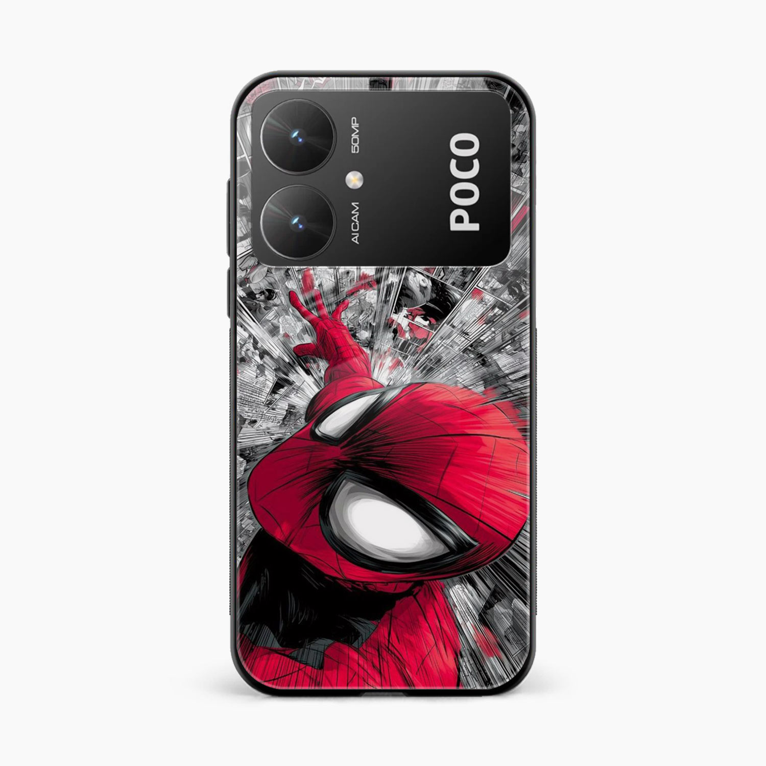 Spidey Rush Poco M6 5G Back Cover