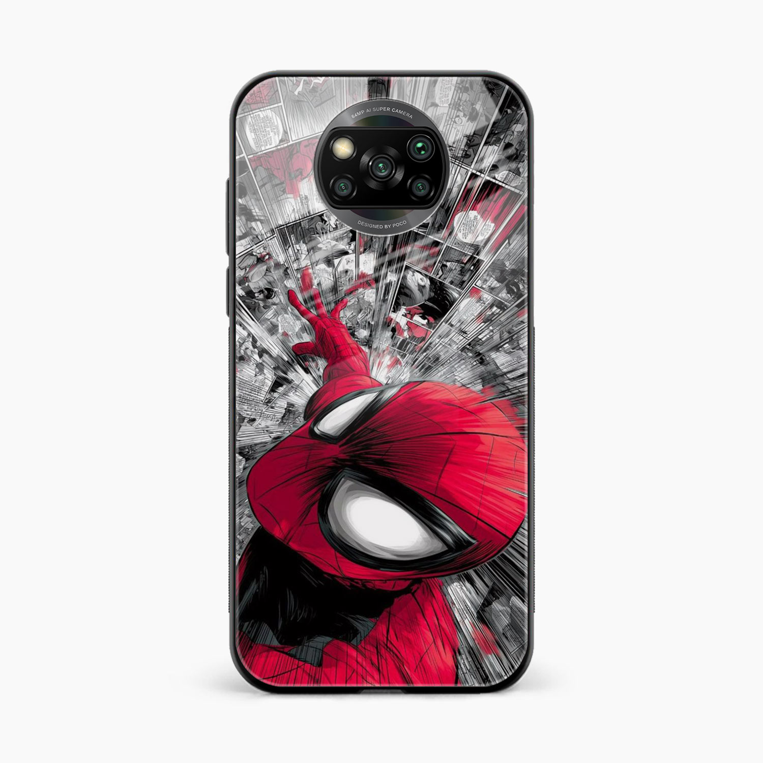 Spidey Rush Poco X3 Back Cover