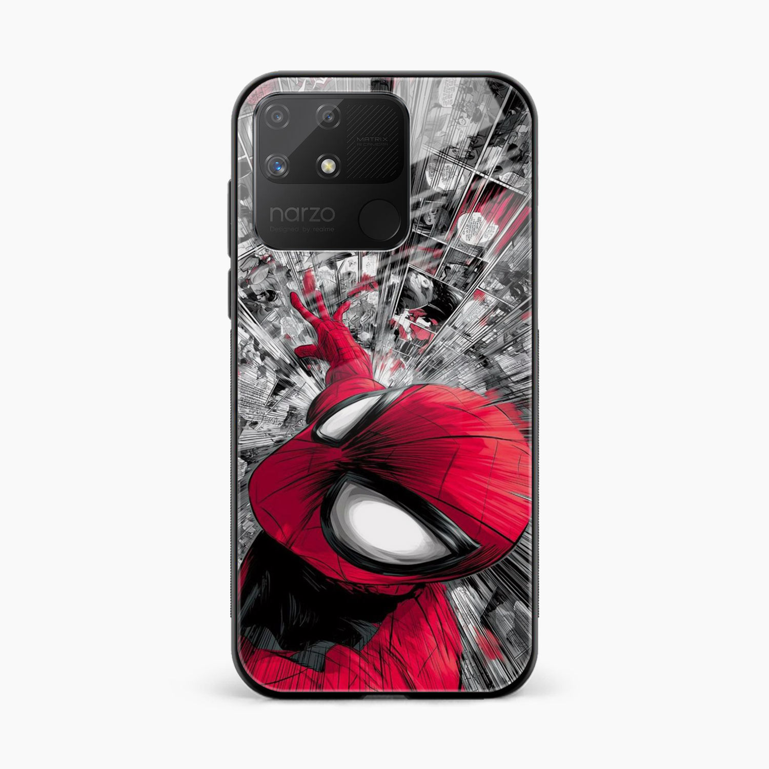 Spidey Rush Realme Narzo 50a Back Cover
