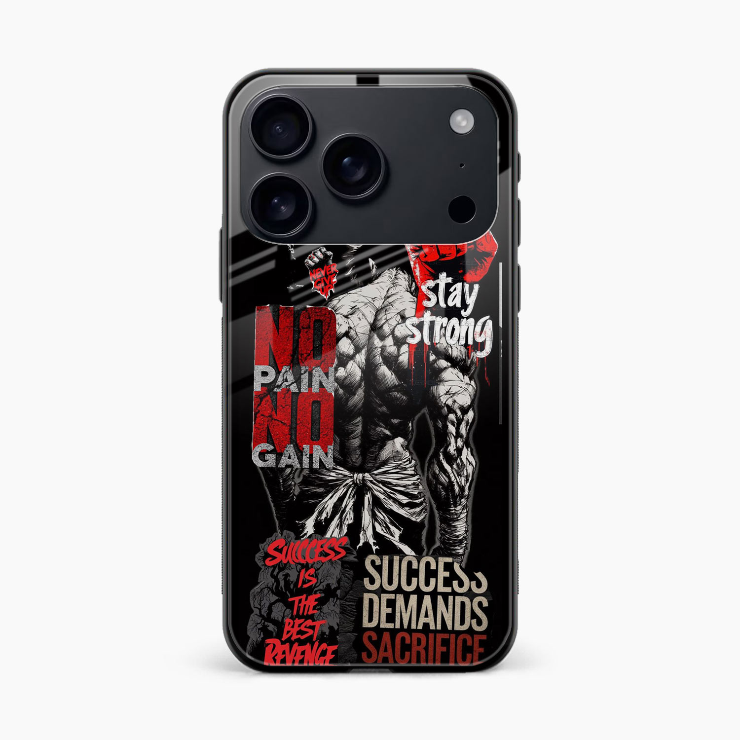 Stay Strong iPhone 17 Pro Back Cover