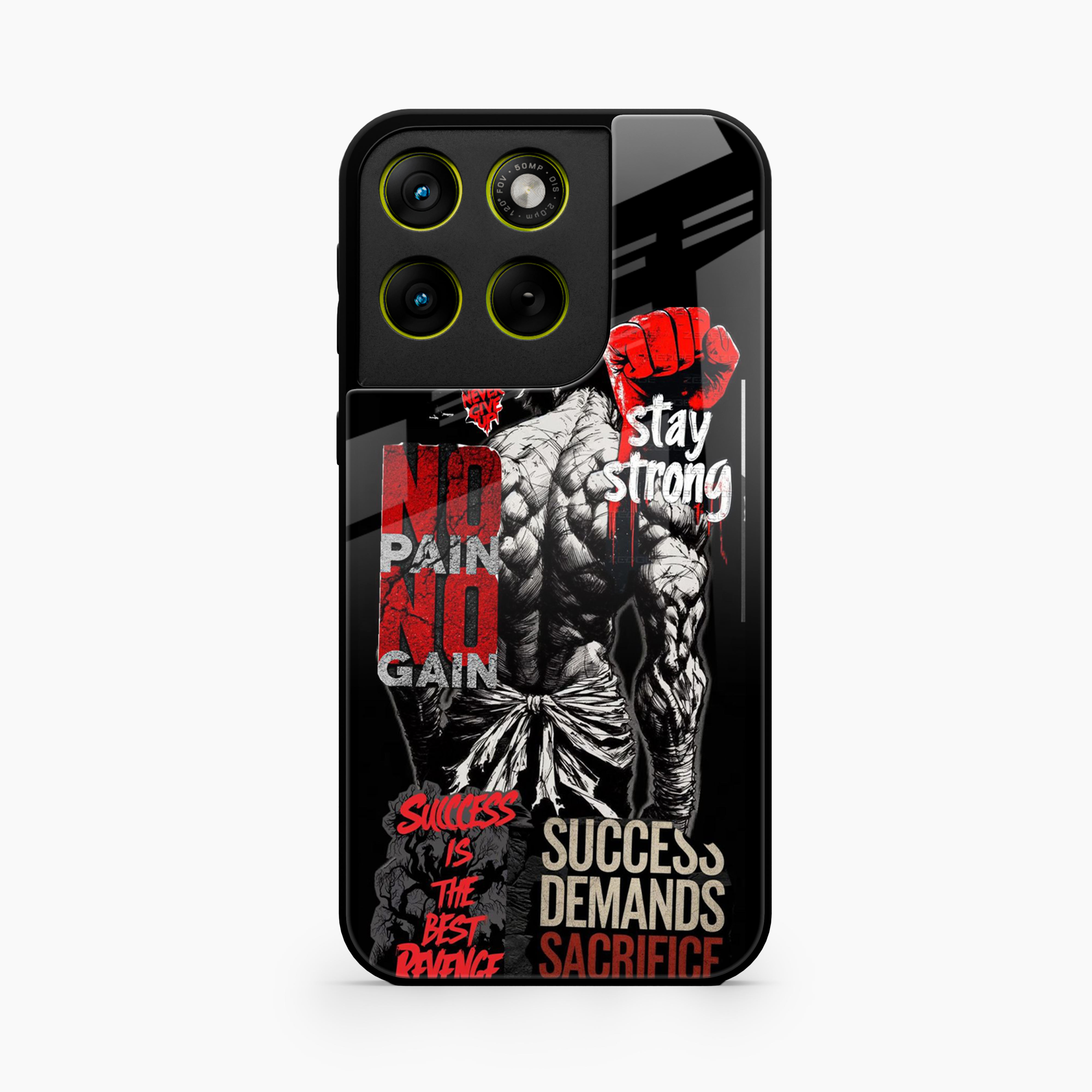 Stay Strong Motorola Edge 70 Back Cover
