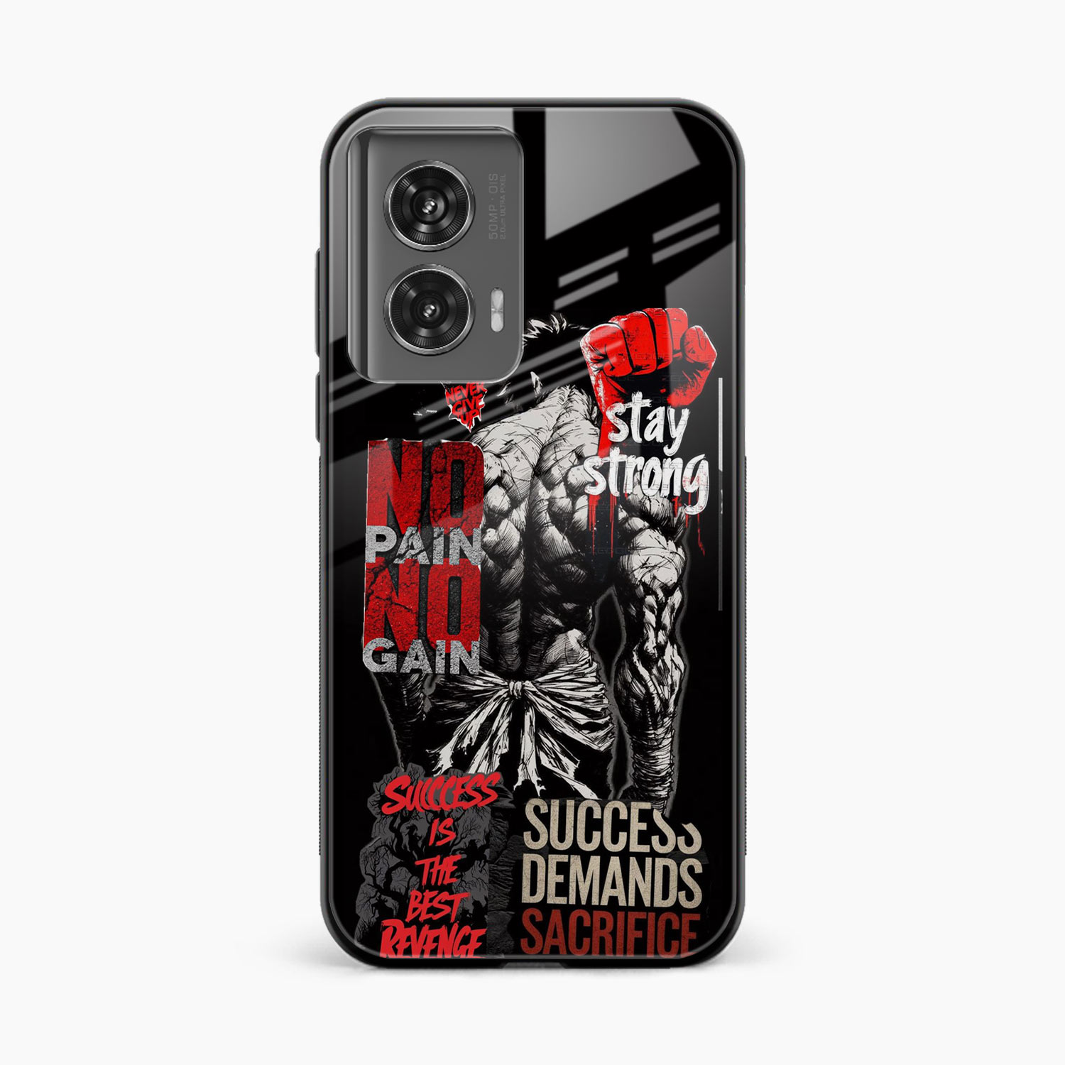 Stay Strong Motorola G96 5G Back Cover