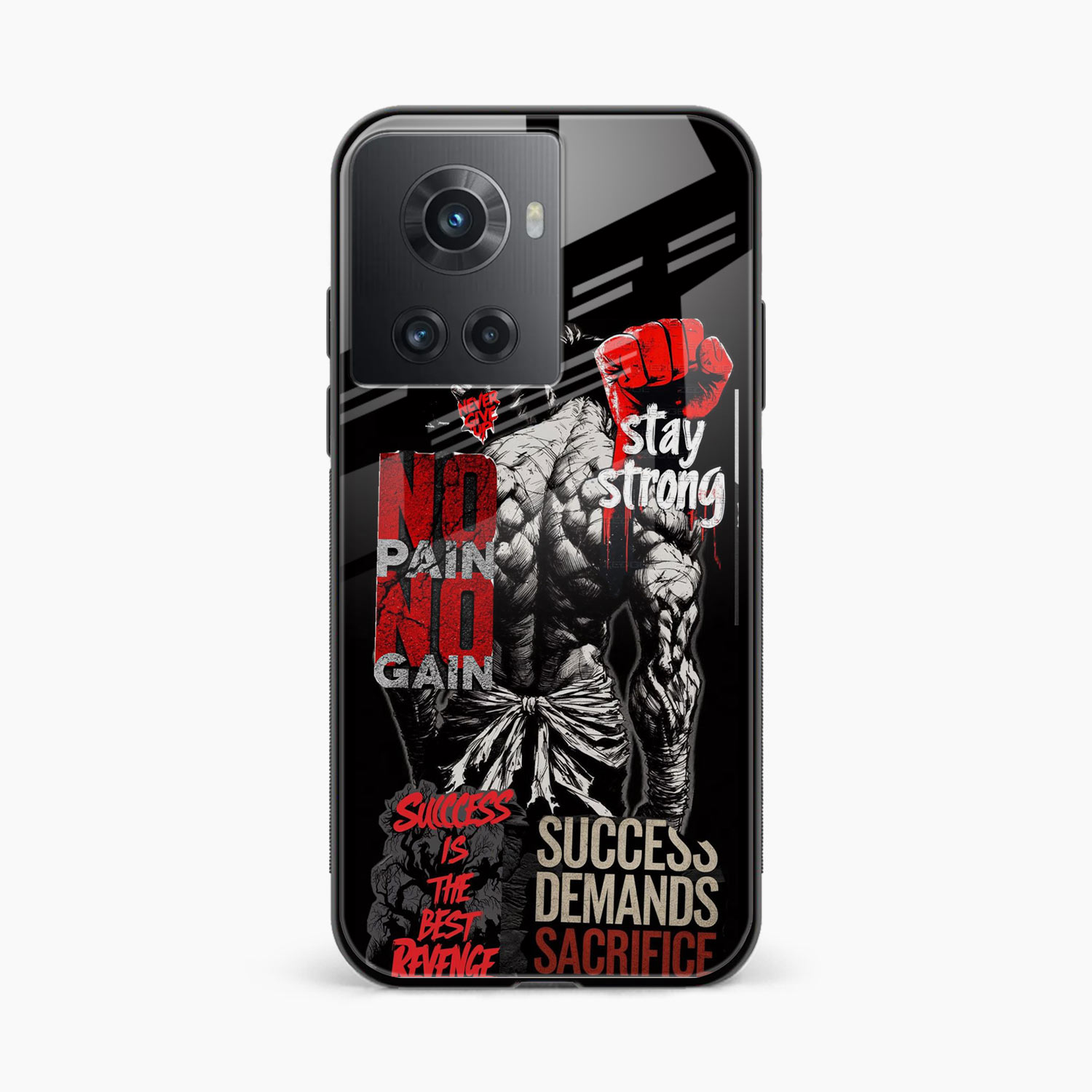 Stay Strong OnePlus 10R Back Cover