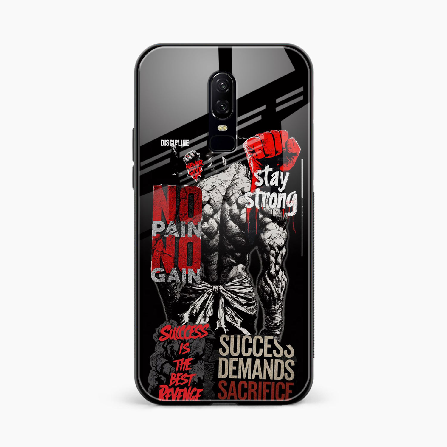 Stay Strong OnePlus 6T Back Cover