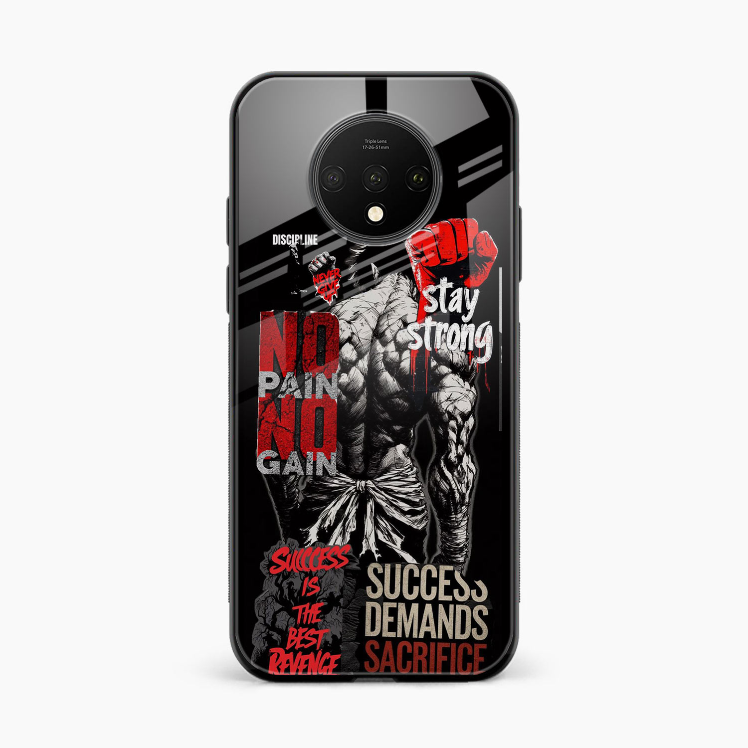 Stay Strong OnePlus 7T Back Cover