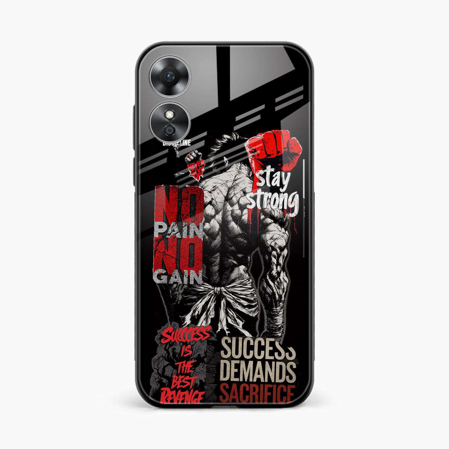 Stay Strong Oppo A17 Back Cover