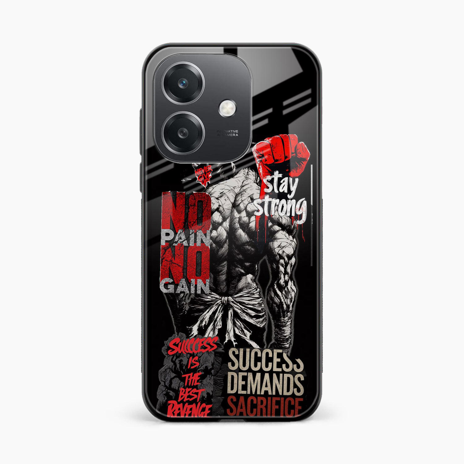Stay Strong Oppo A3x 5G Back Cover
