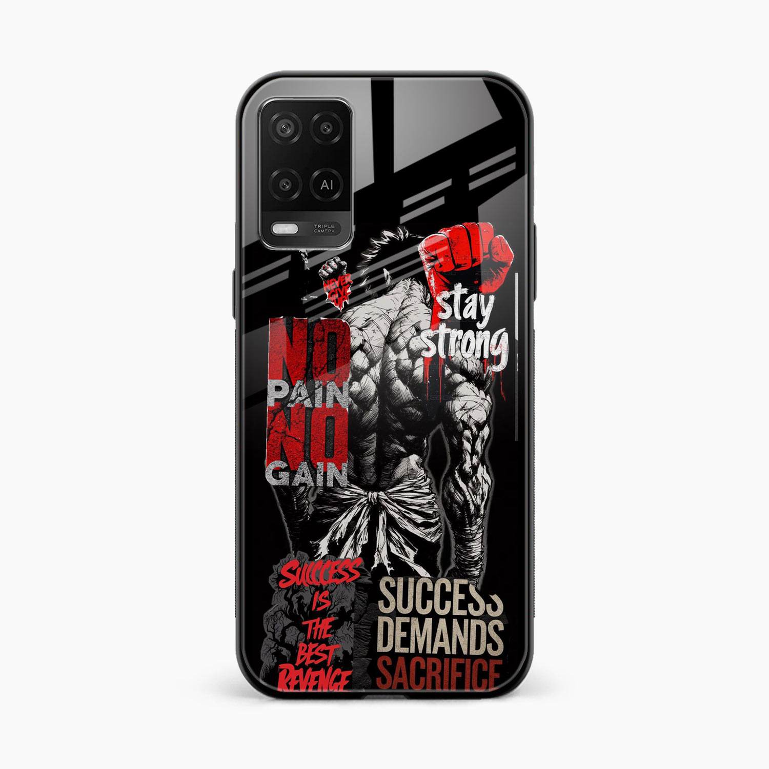 Stay Strong Oppo A54 Back Cover
