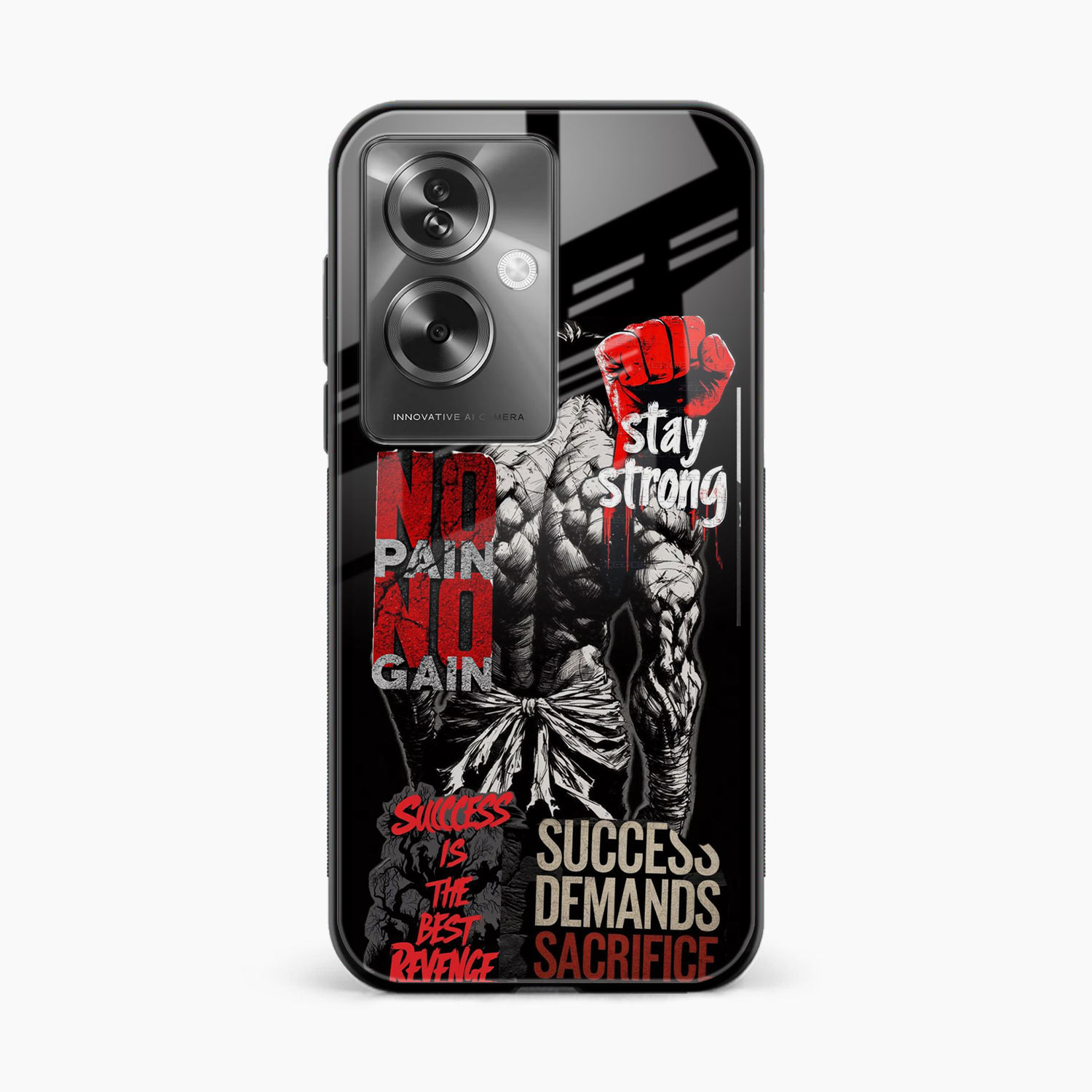 Stay Strong Oppo A79 5G Back Cover