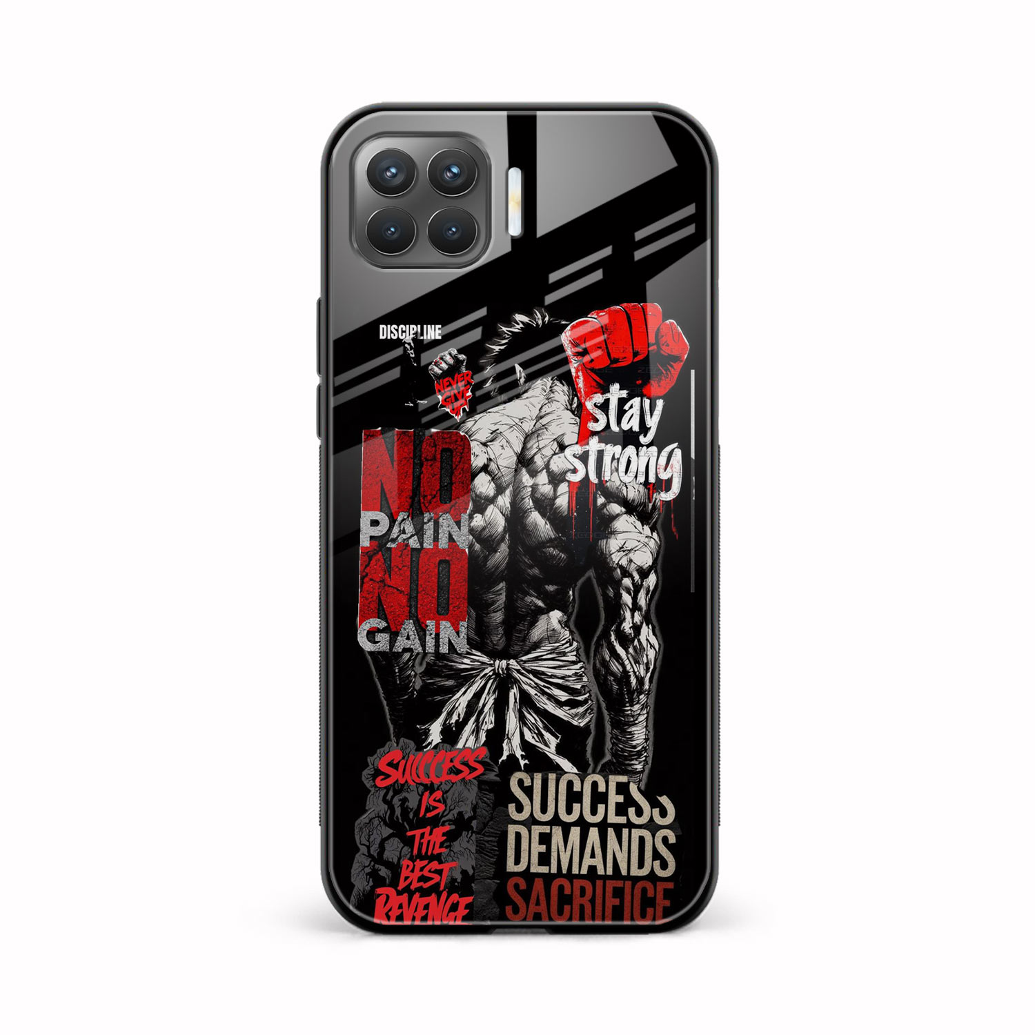 Stay Strong Oppo F17 Pro Back Cover