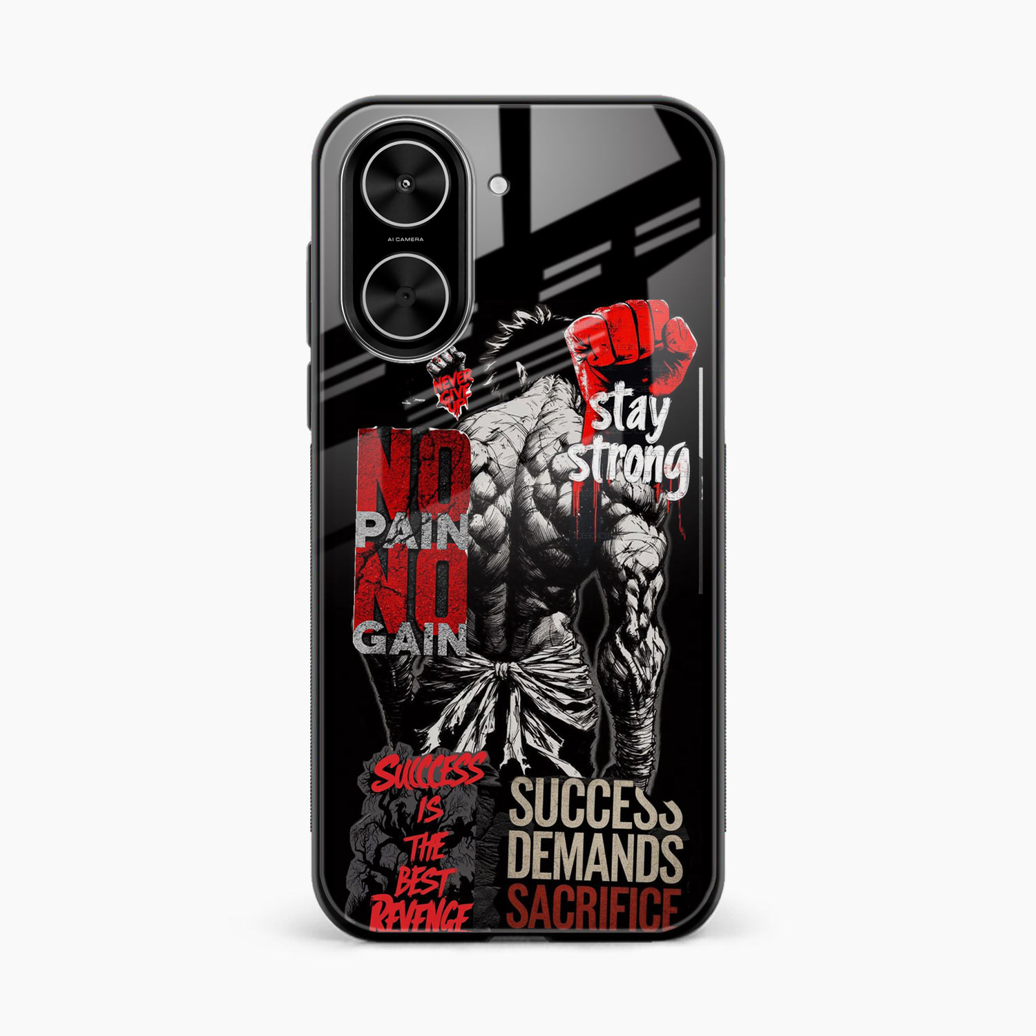 Stay Strong Poco C71 Back Cover