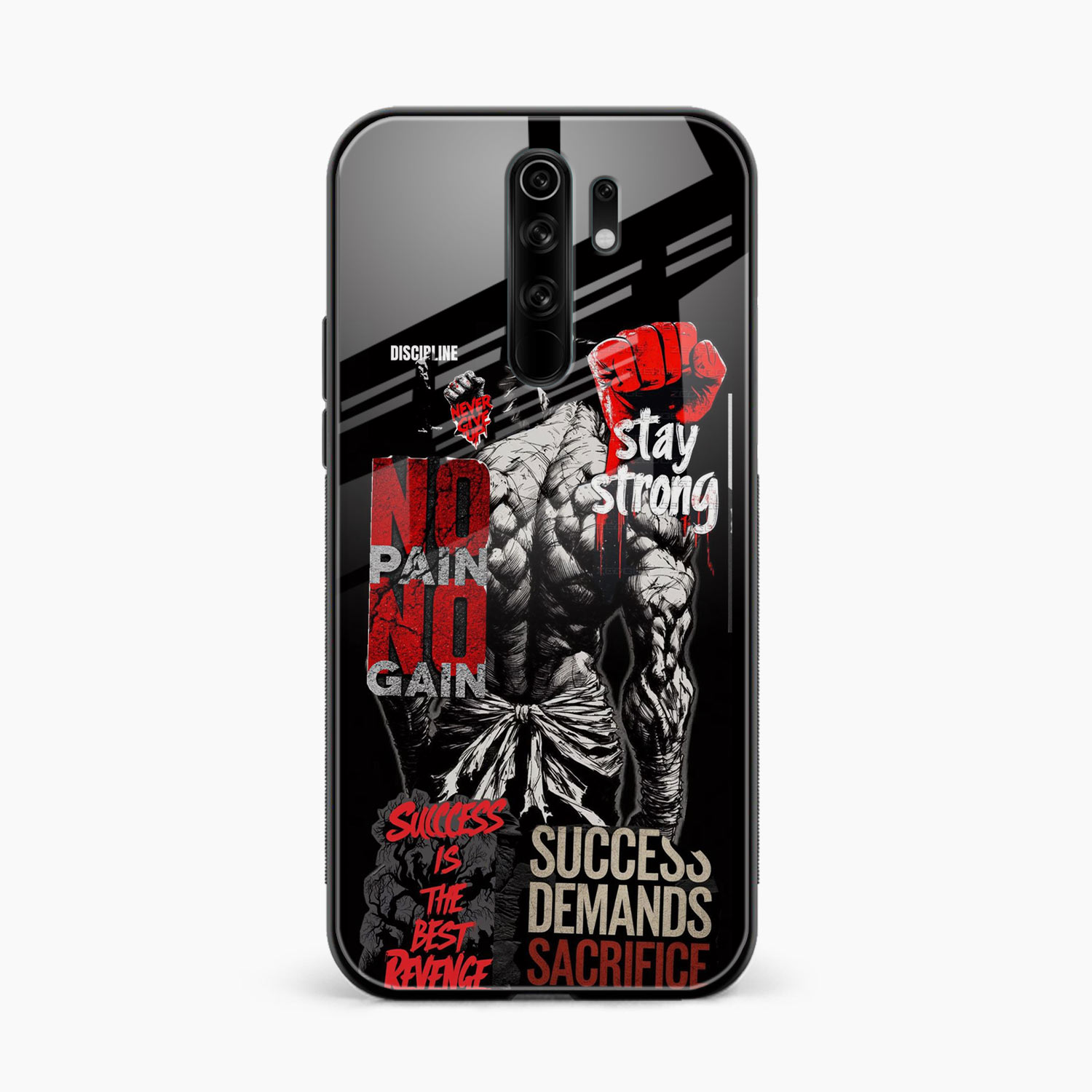 Stay Strong Poco M2 Back Cover