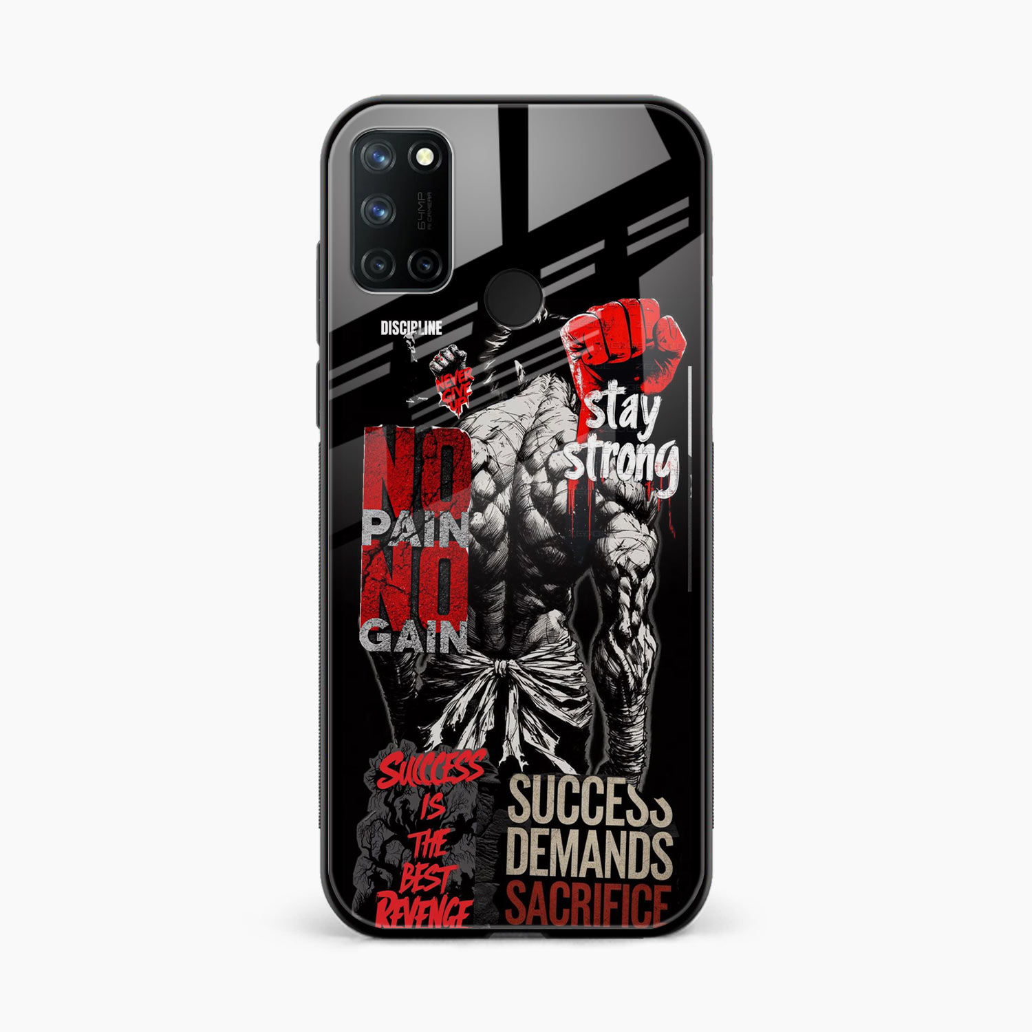 Stay Strong Realme 7i Back Cover