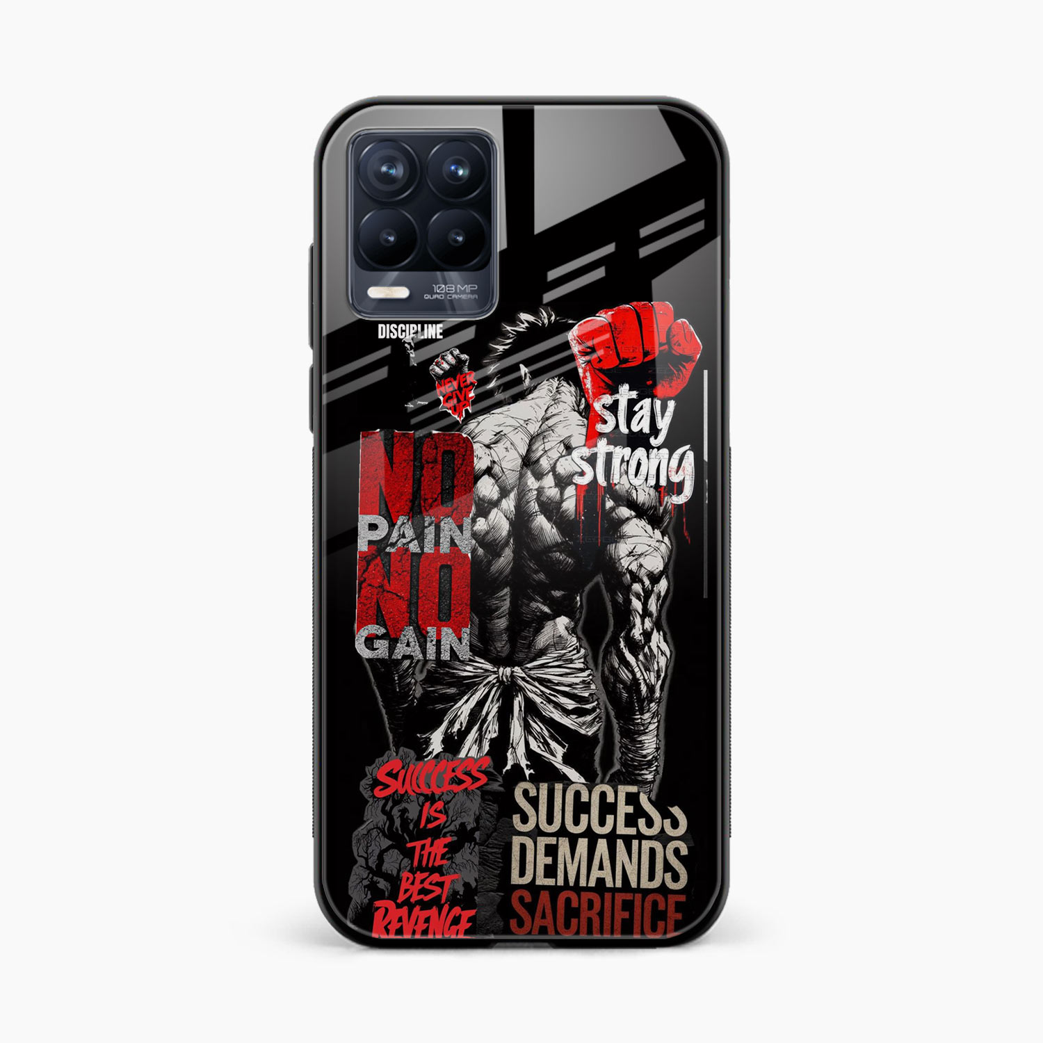 Stay Strong Realme 8 4G Back Cover