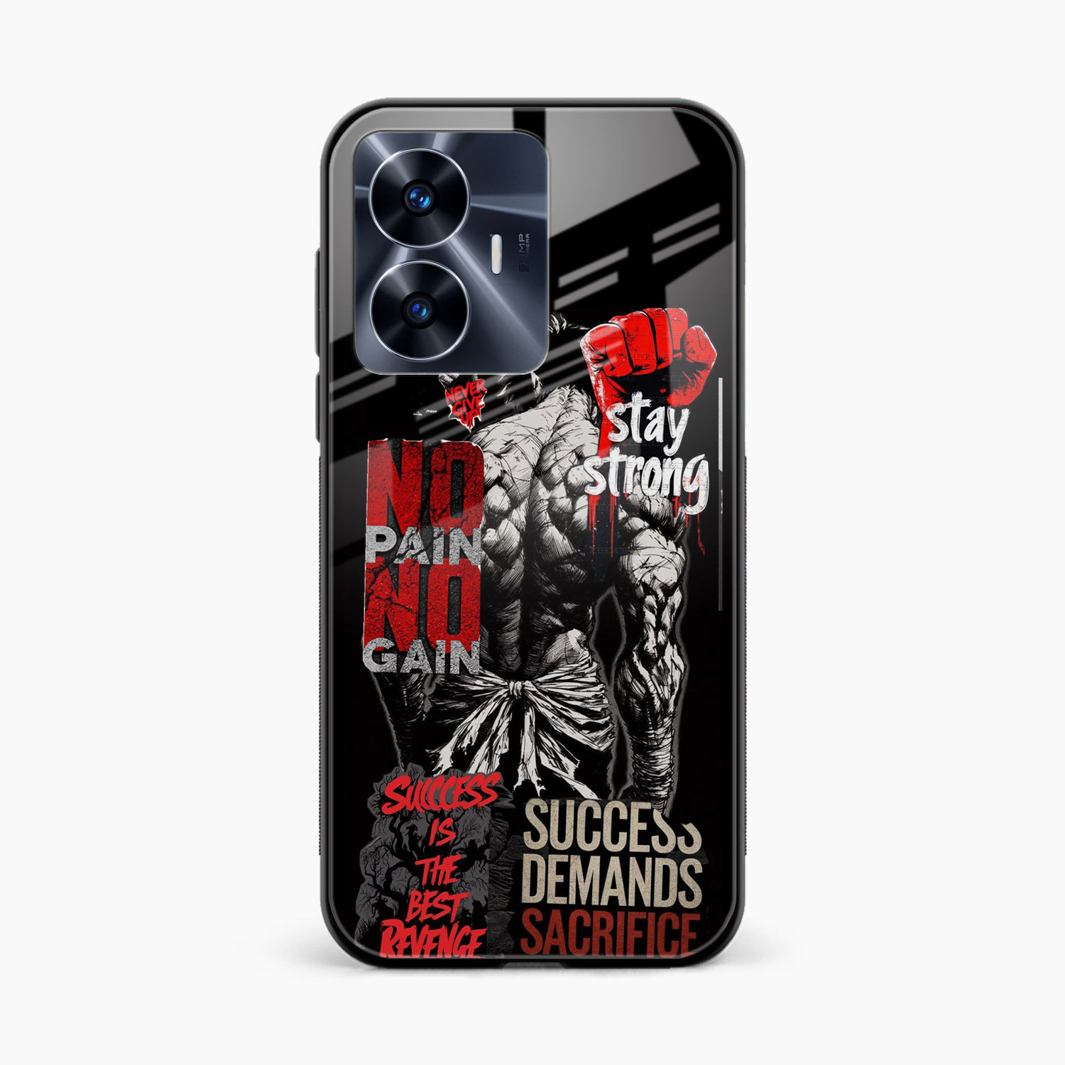 Stay Strong Realme C55 Back Cover