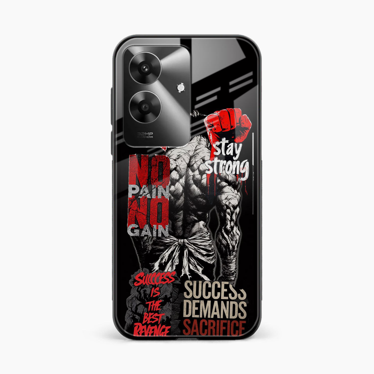 Stay Strong Realme C61 Back Cover