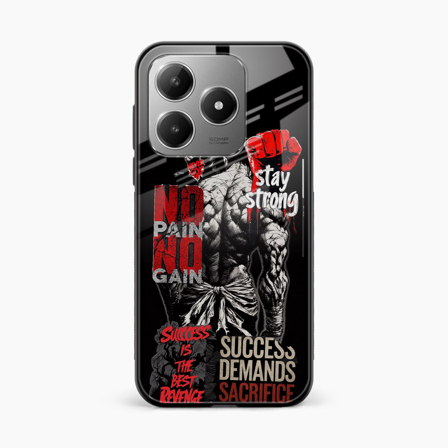 Stay Strong Realme C63 4G Back Cover