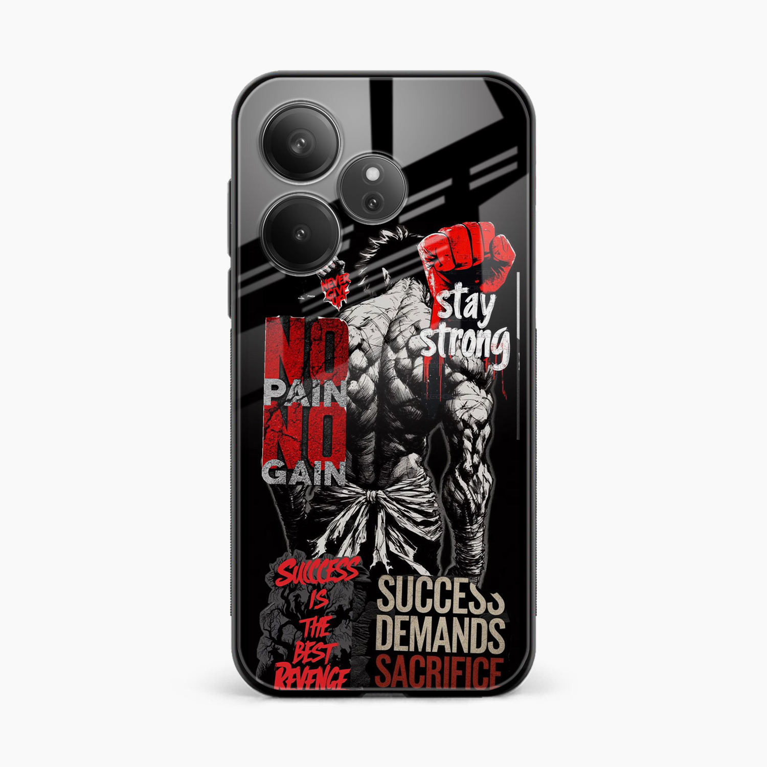 Stay Strong Realme Gt 6 5G Back Cover