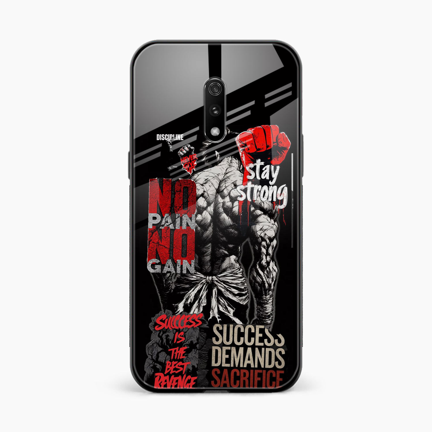 Stay Strong Realme X Back Cover