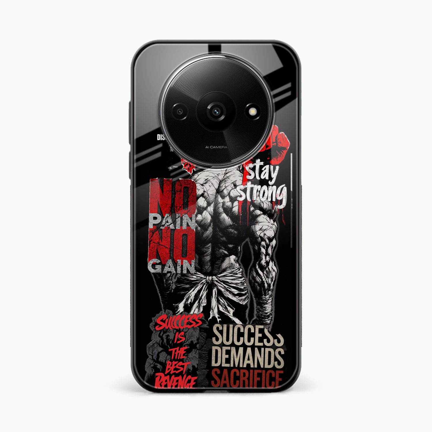 Stay Strong Redmi A3 Back Cover