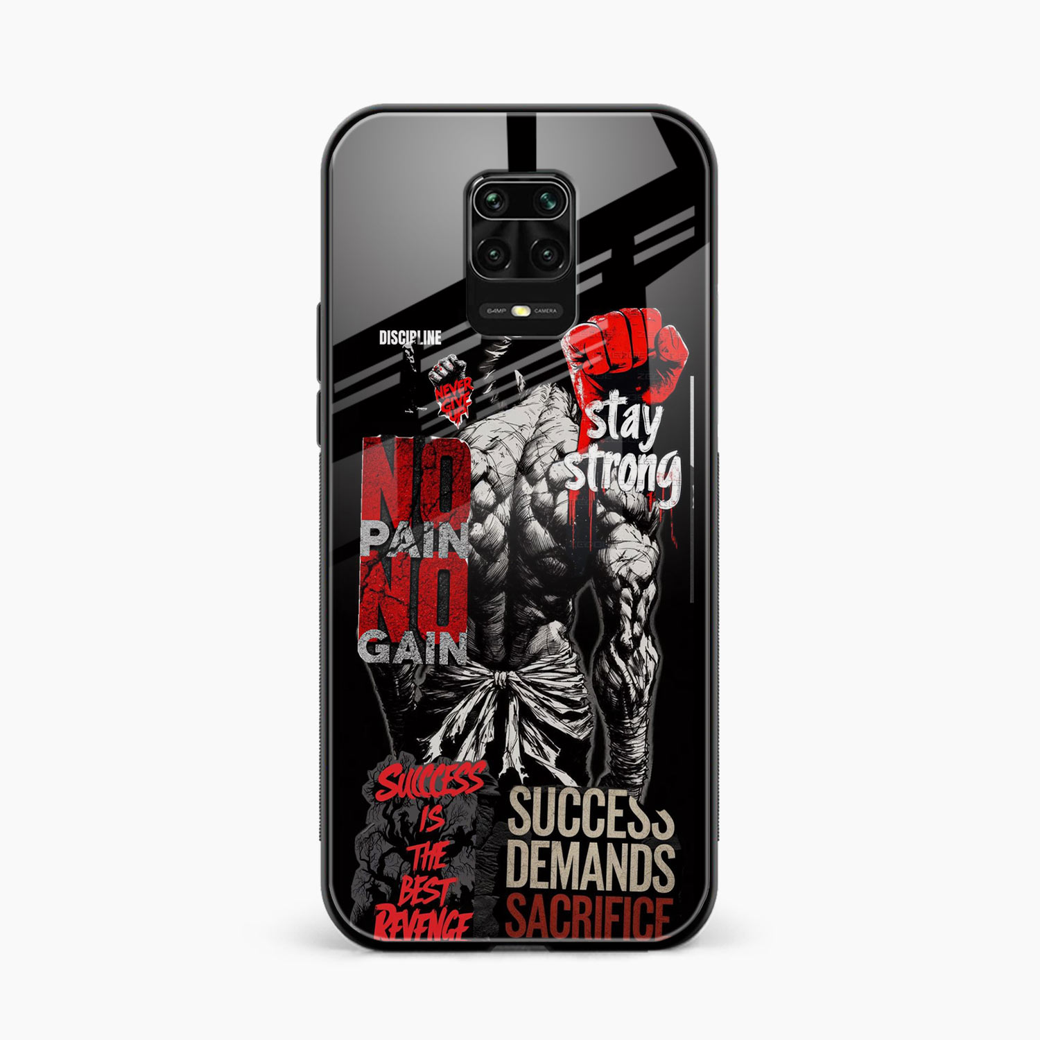 Stay Strong Redmi Note 10 Lite Back Cover