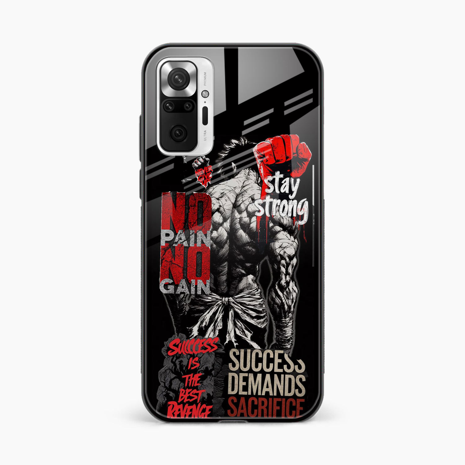 Stay Strong Redmi Note 10 Pro Max Back Cover