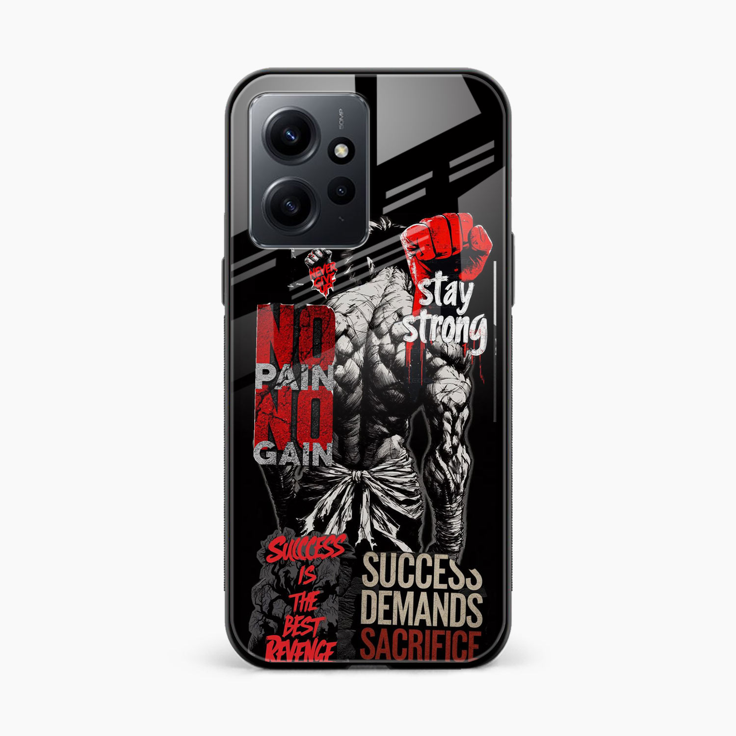 Stay Strong Redmi Note 12 4G Back Cover
