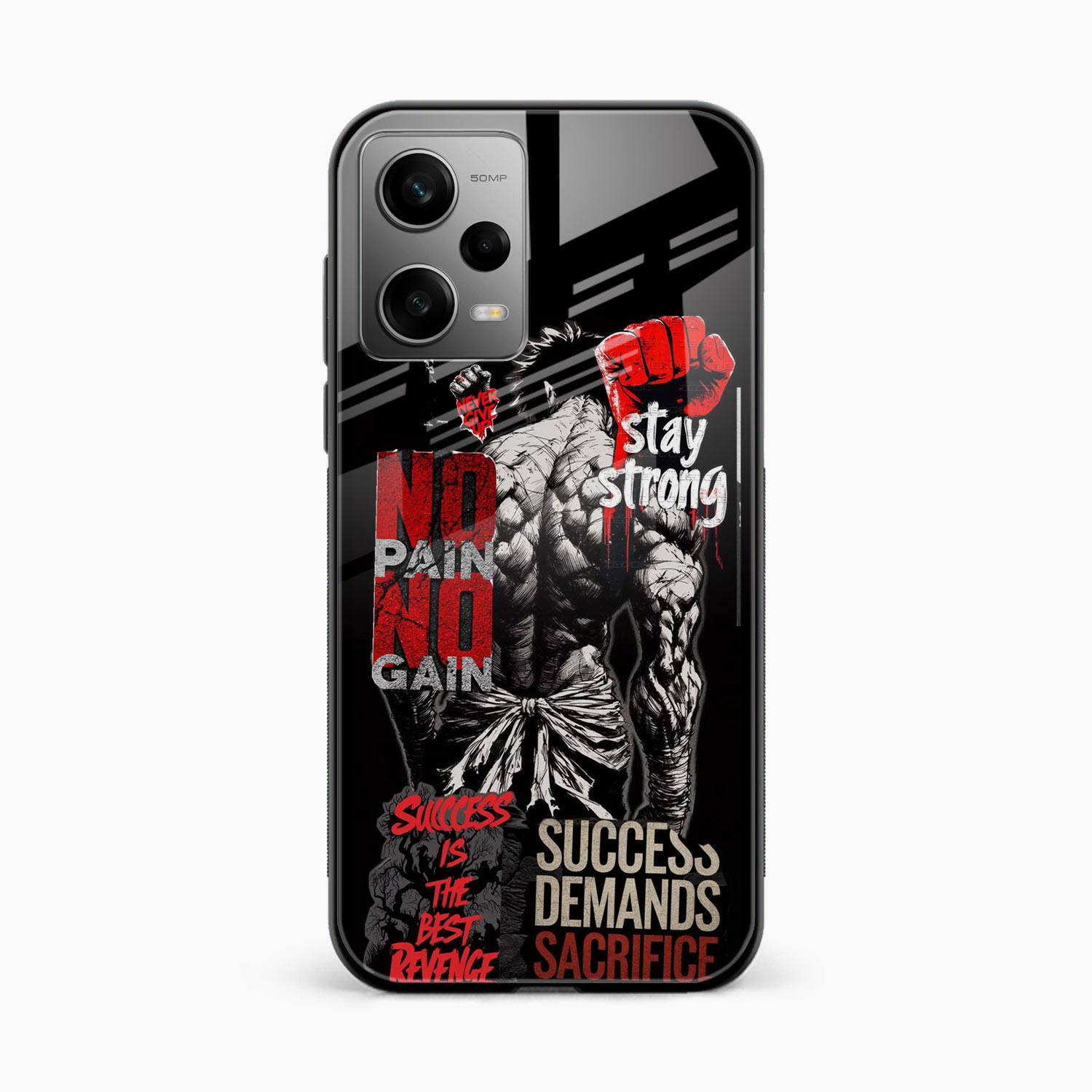 Stay Strong Redmi Note 12 Pro Back Cover